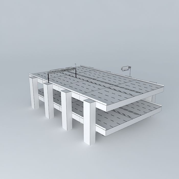 Multiple deck Freeway Free 3D model_3