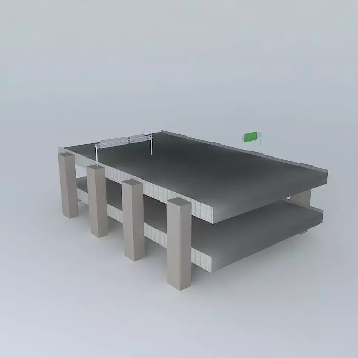 Multiple deck Freeway Free 3D model_0