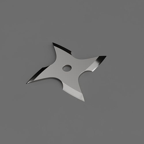 Ninja Shuriken 3D print model