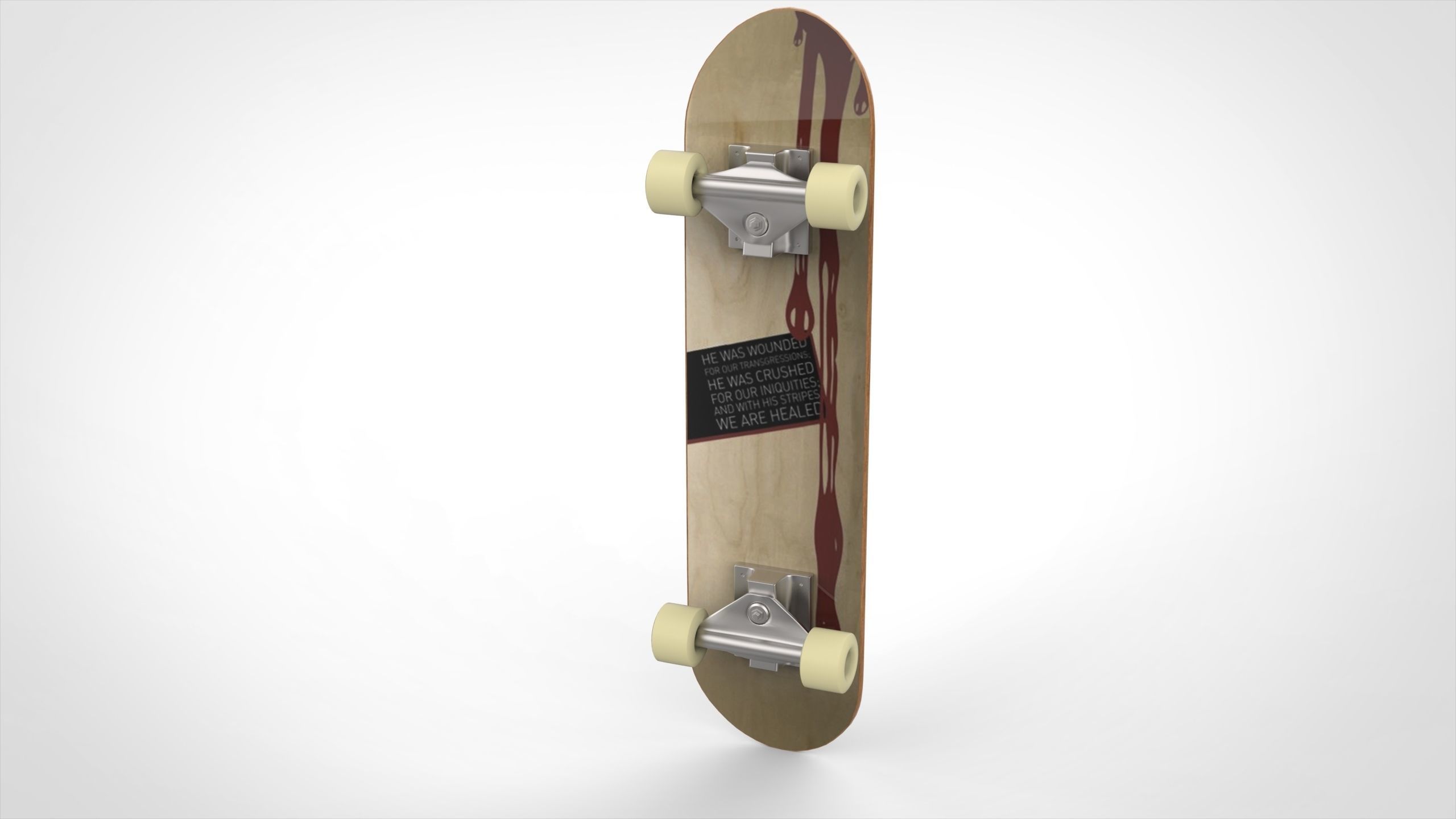 Skateboard 3D model_1