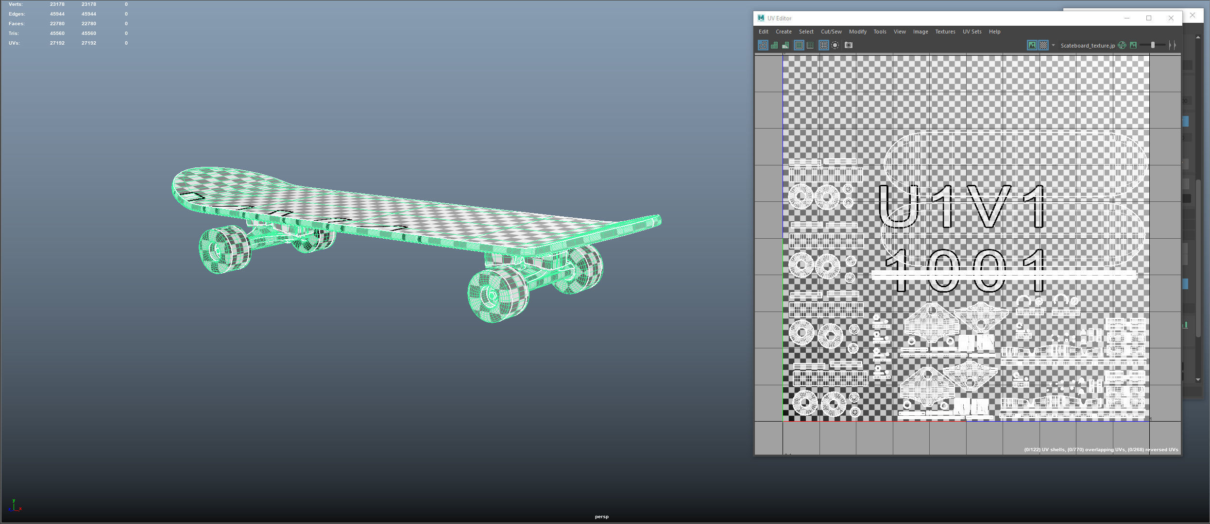 Skateboard 3D model_11