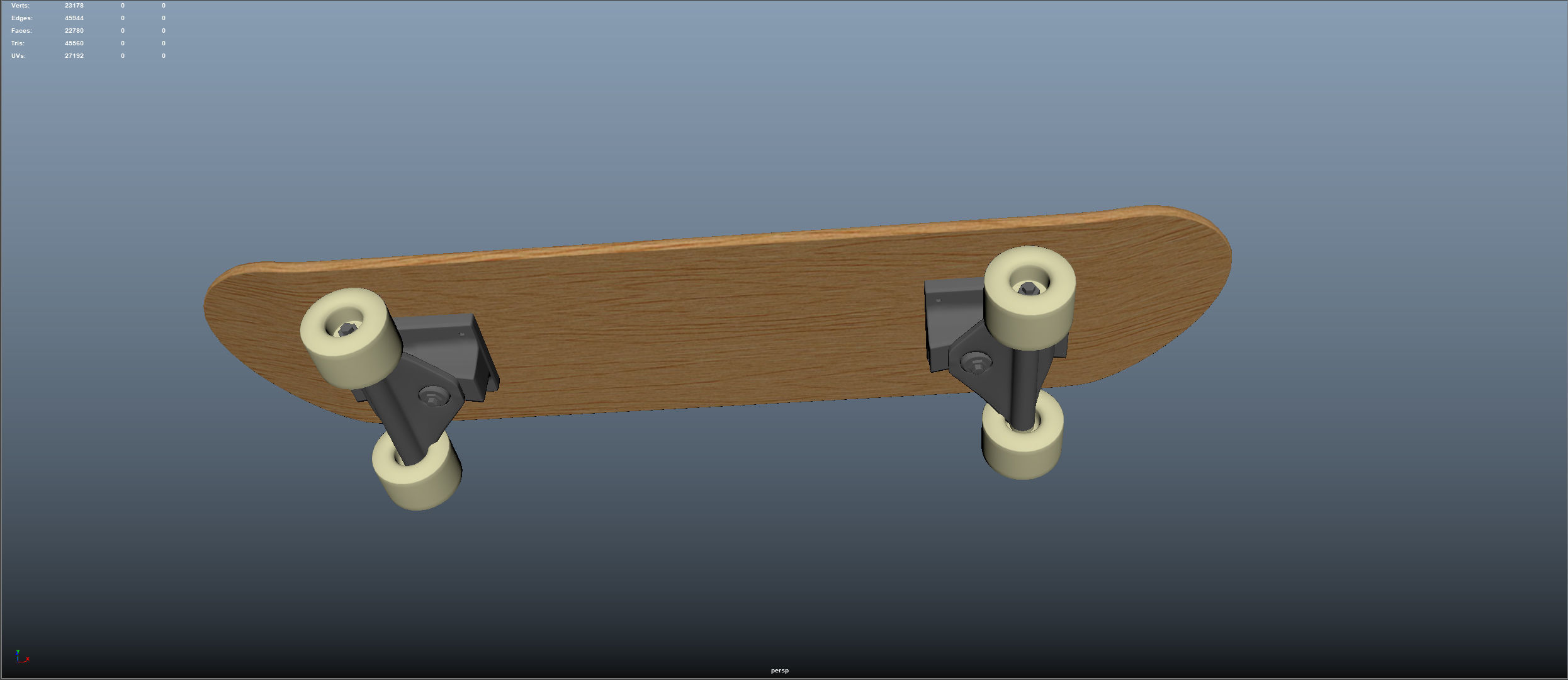 Skateboard 3D model_4