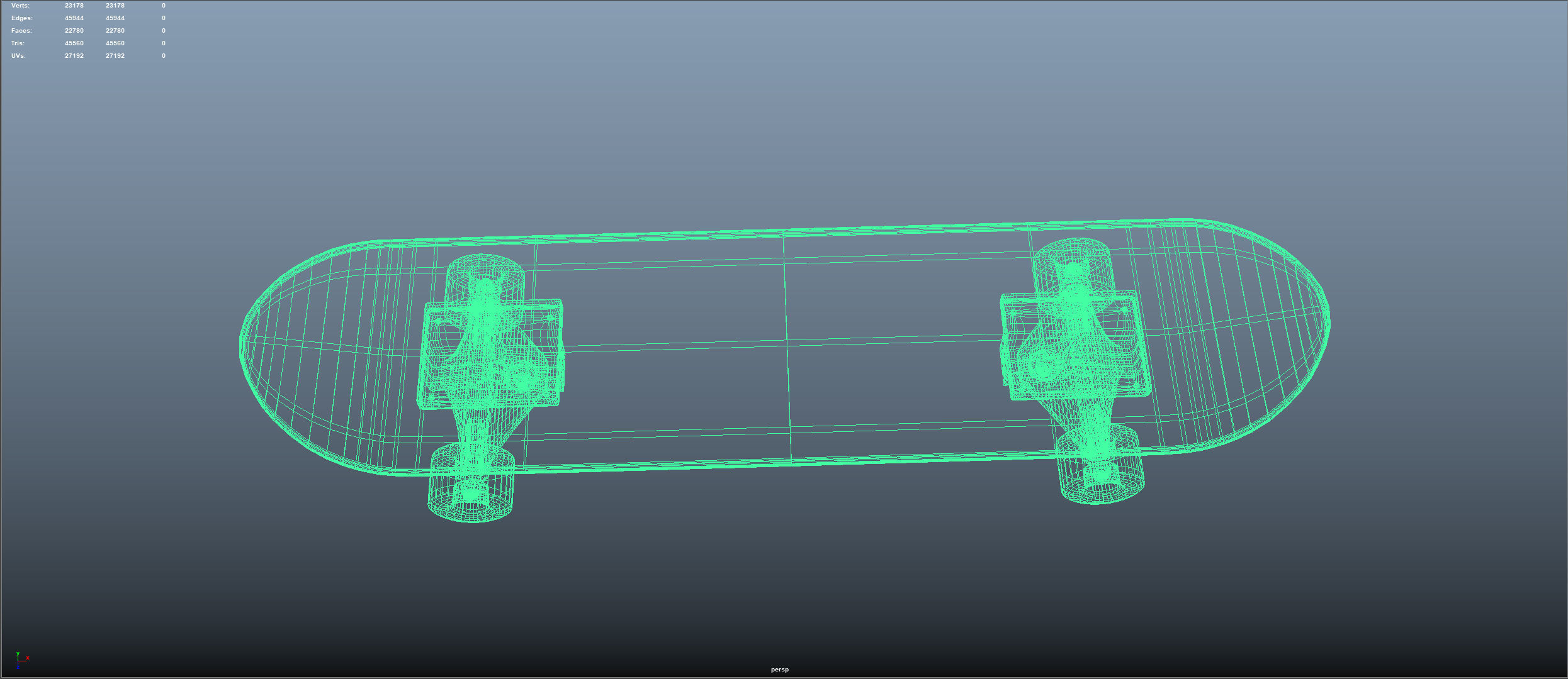 Skateboard 3D model_8