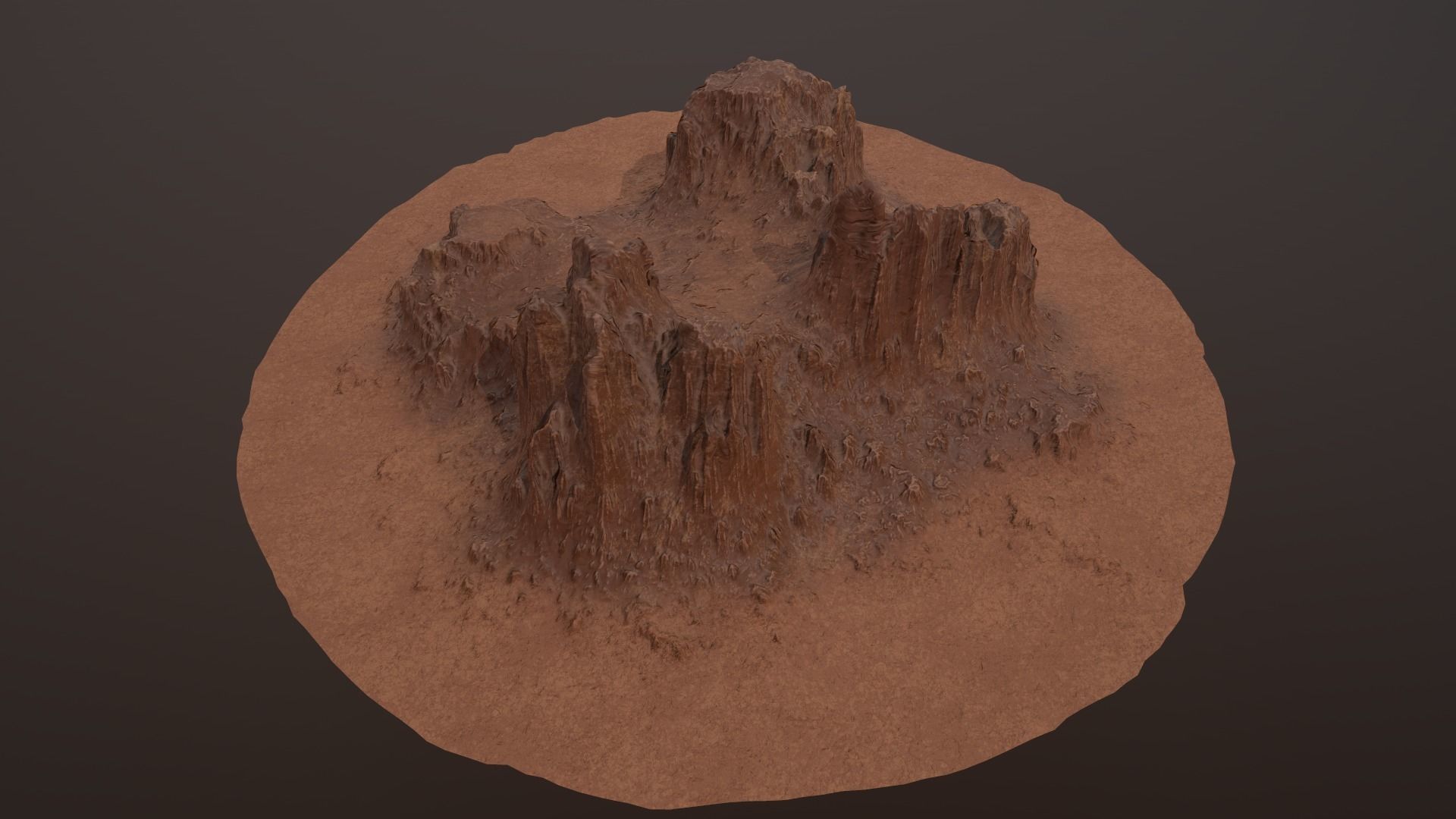 CANYON ROCK PBR Low-Poly Low-poly 3D model_8