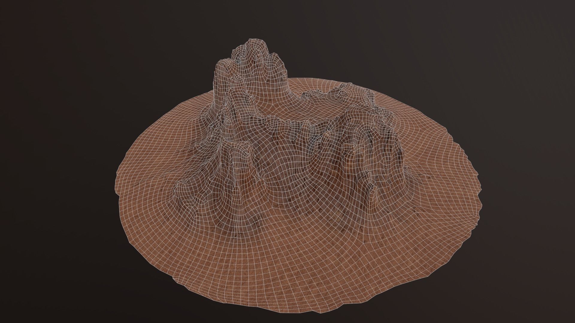 CANYON ROCK PBR Low-Poly Low-poly 3D model_11