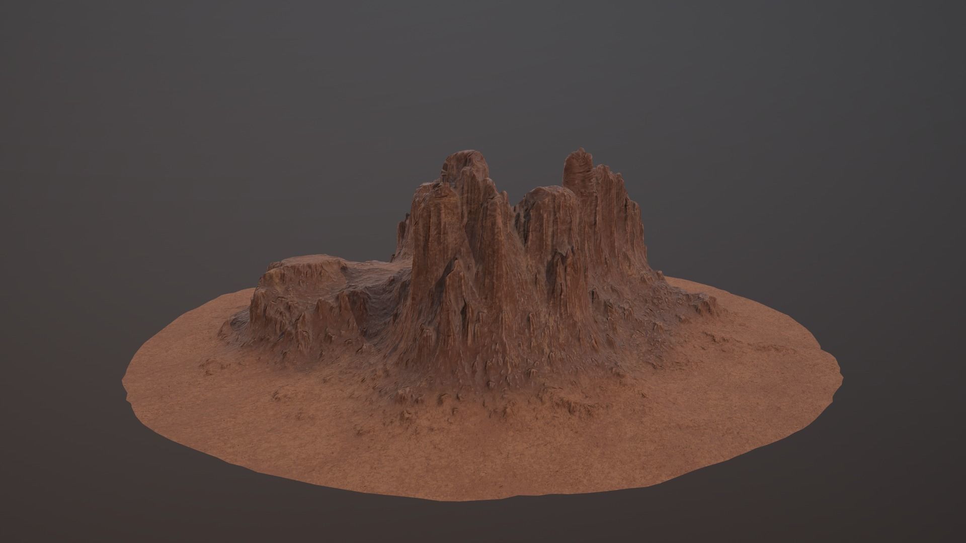 CANYON ROCK PBR Low-Poly Low-poly 3D model_2
