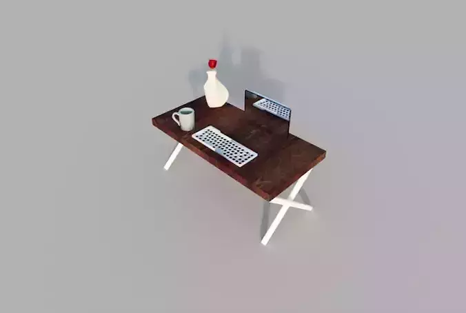 Office desk 3D print model