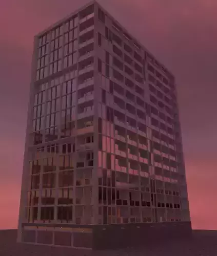 Blender 3D Dubai Hotel Building Good quality 