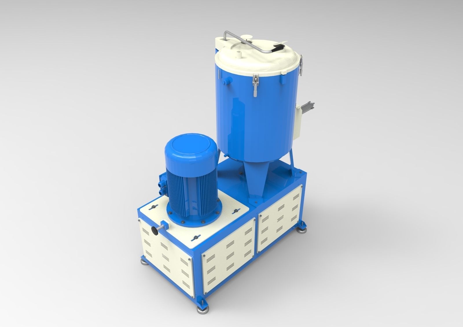 PVC Mixing Machine 3D model_3