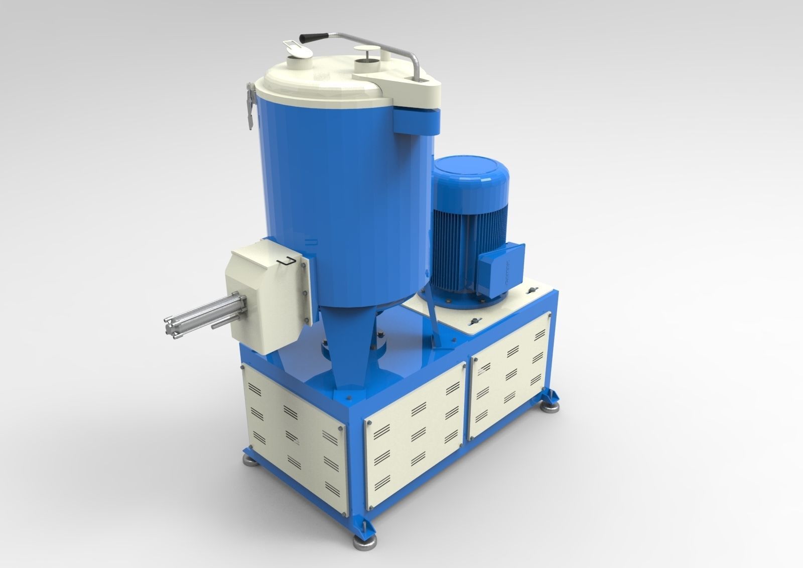 PVC Mixing Machine 3D model_2