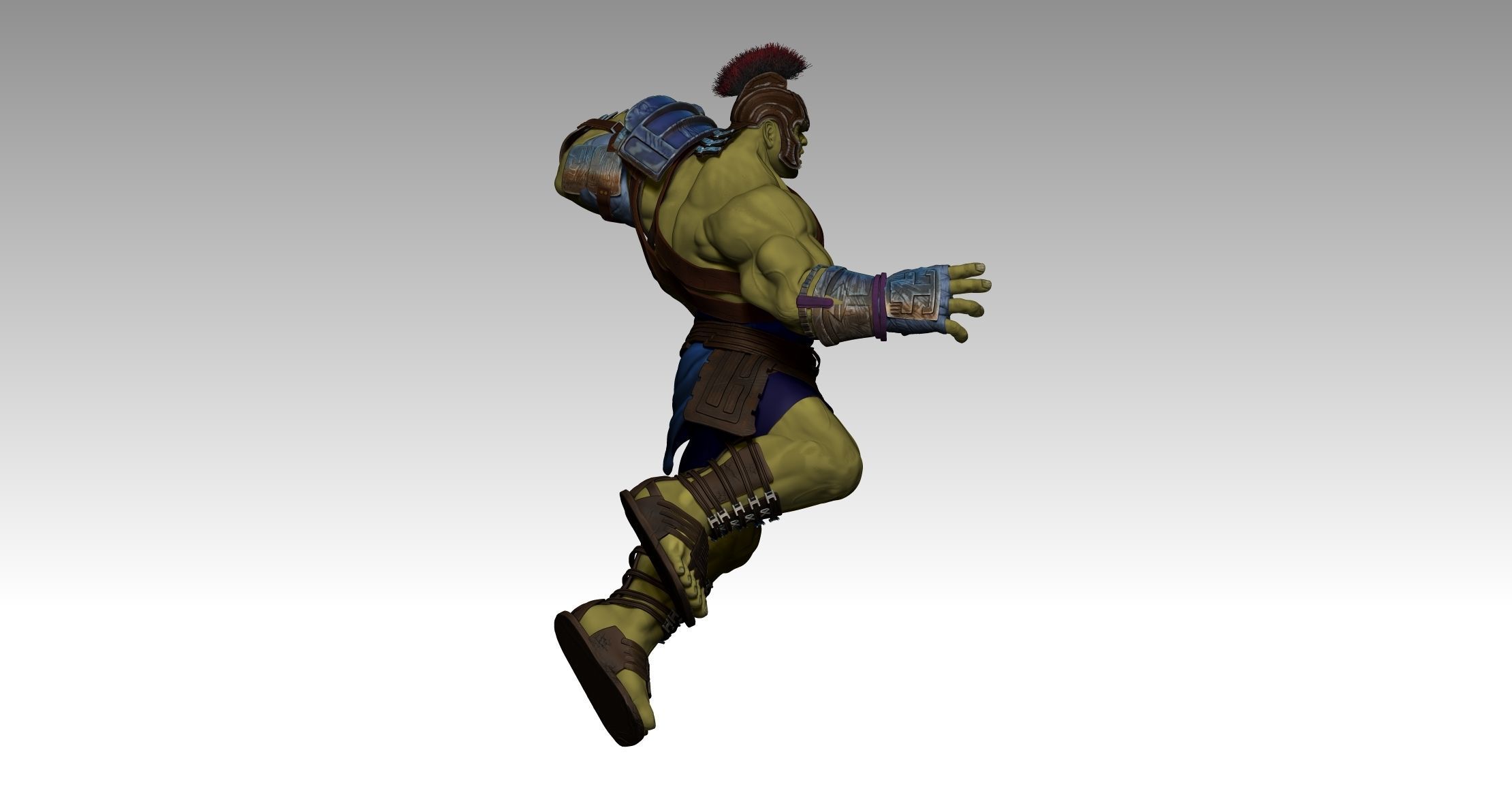 Hulk 3d print horde warrior 3D print model_7