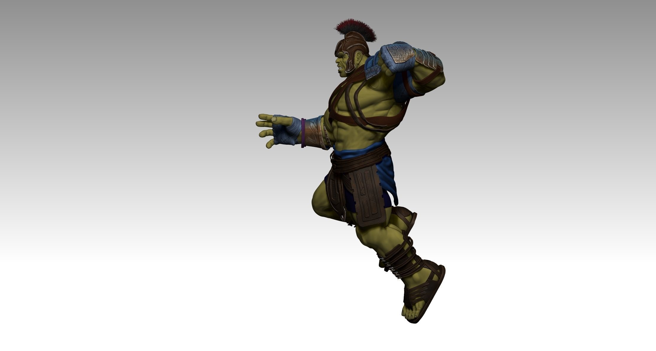 Hulk 3d print horde warrior 3D print model_6