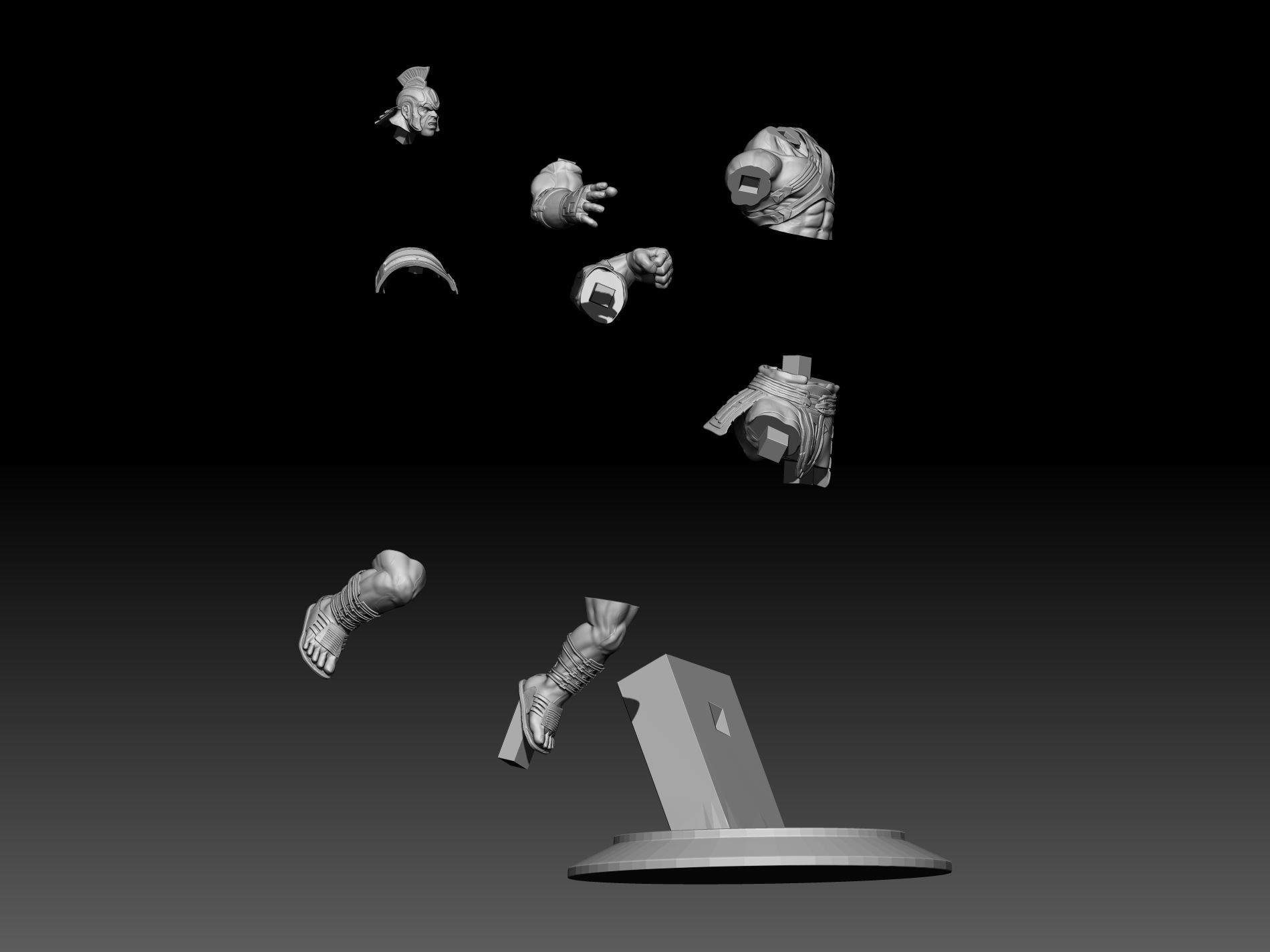 Hulk 3d print horde warrior 3D print model_4