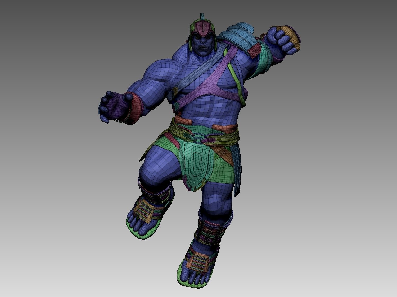 Hulk 3d print horde warrior 3D print model_15