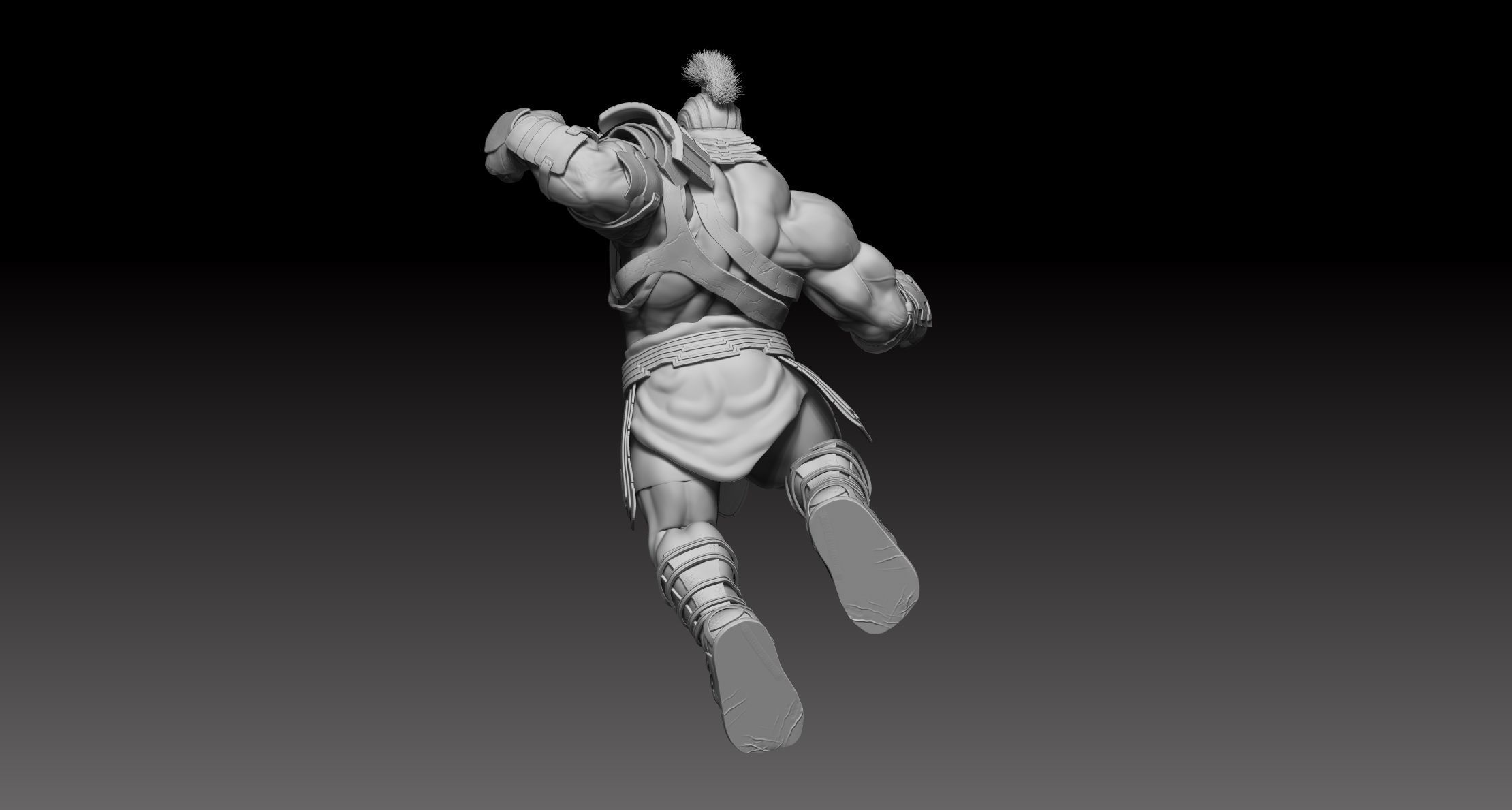 Hulk 3d print horde warrior 3D print model_3