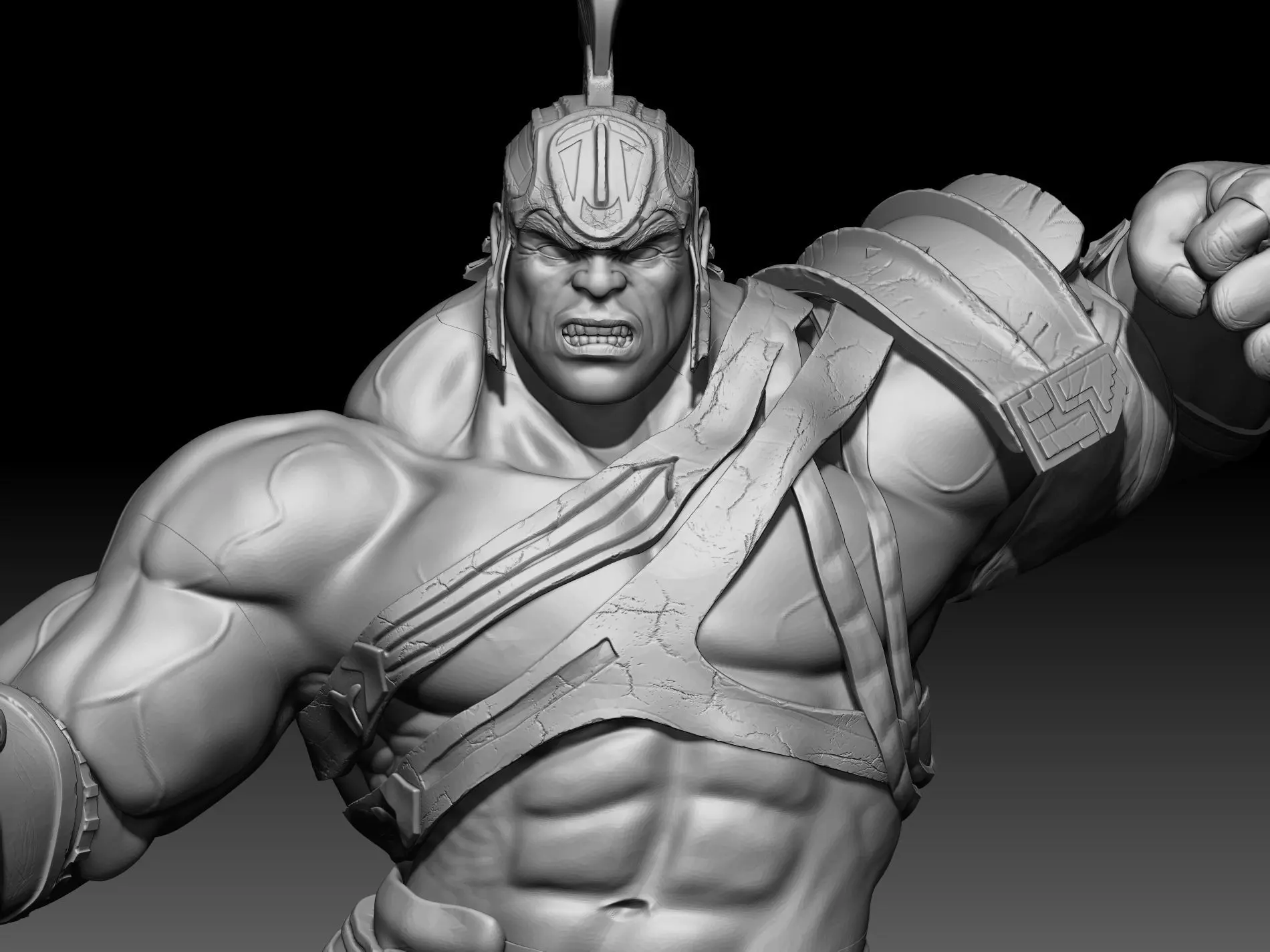 Hulk 3d print horde warrior 3D print model_0