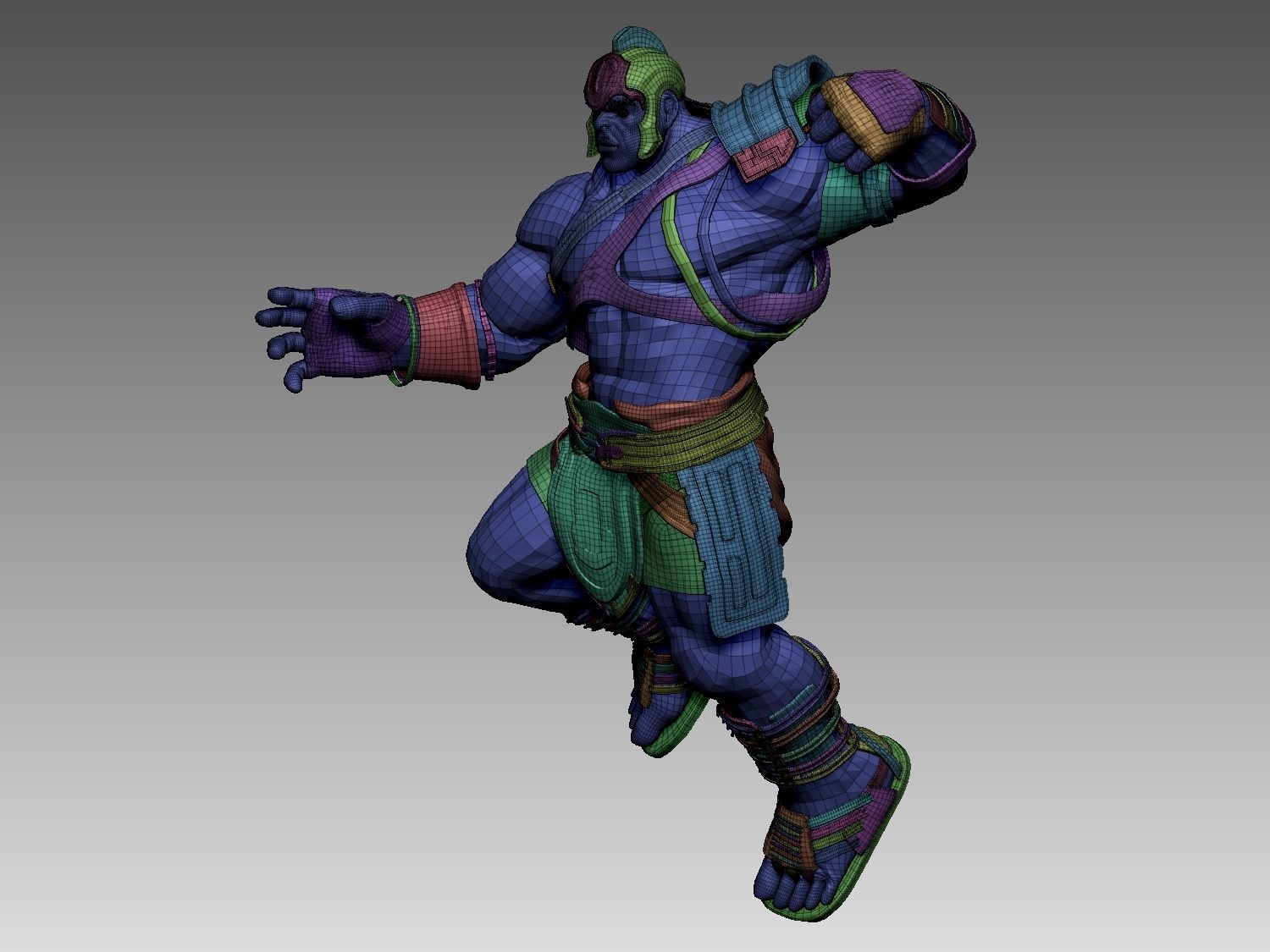 Hulk 3d print horde warrior 3D print model_14