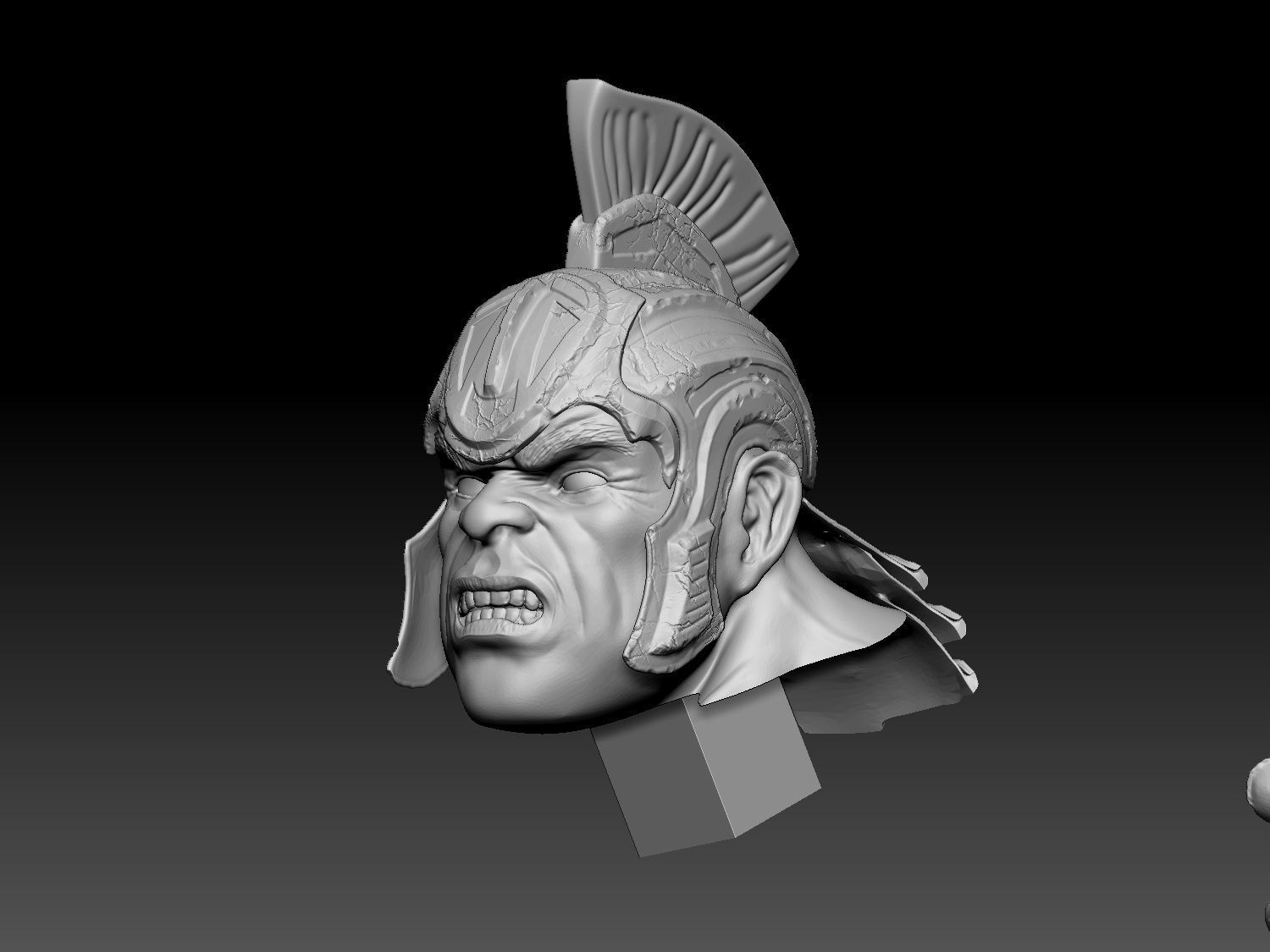 Hulk 3d print horde warrior 3D print model_9