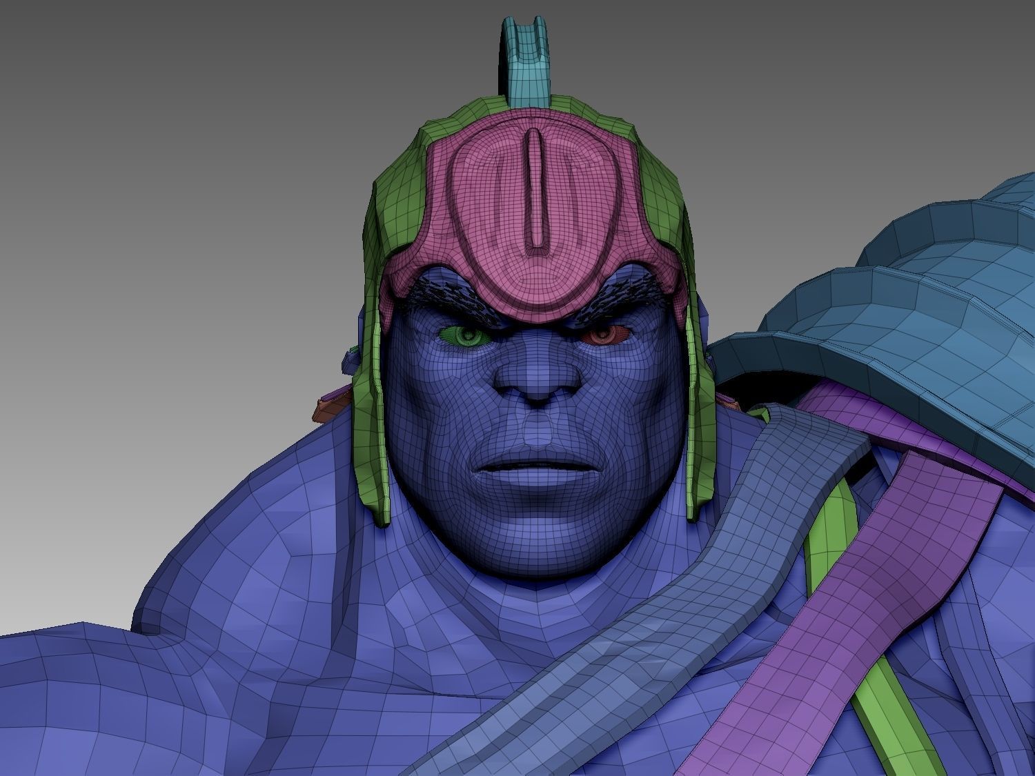 Hulk 3d print horde warrior 3D print model_16