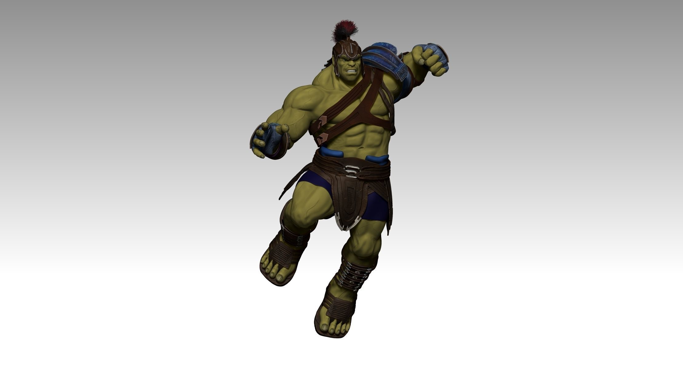 Hulk 3d print horde warrior 3D print model_5