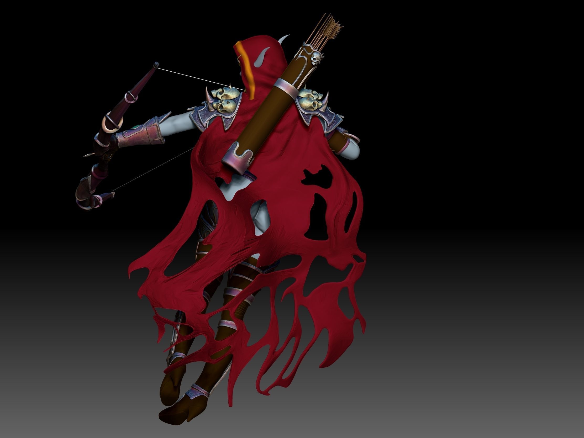 Sylvanas model 3D for print 3D print model_3
