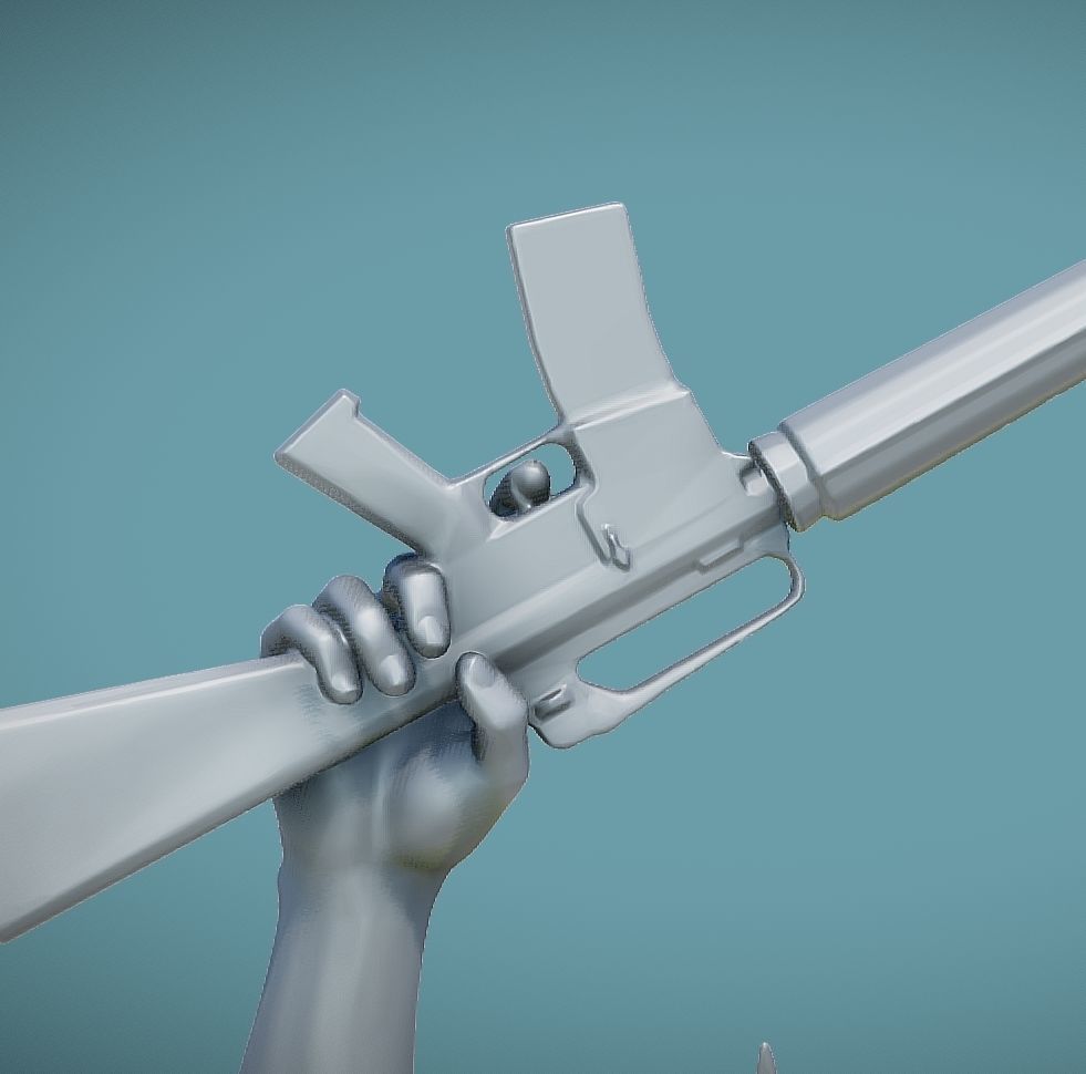 Statue of Liberty - Hong Kong freedom 3D print model_3