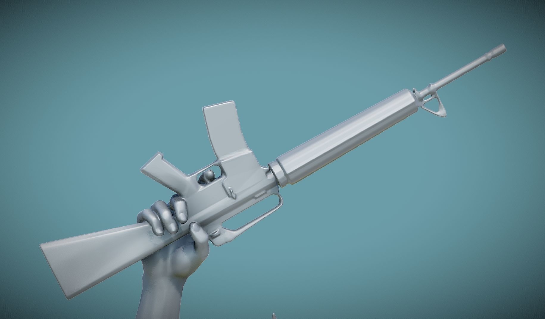 Statue of Liberty - Hong Kong freedom 3D print model_4