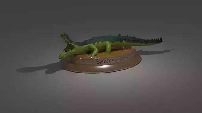 Sarcosuchus Crocodile Display Model