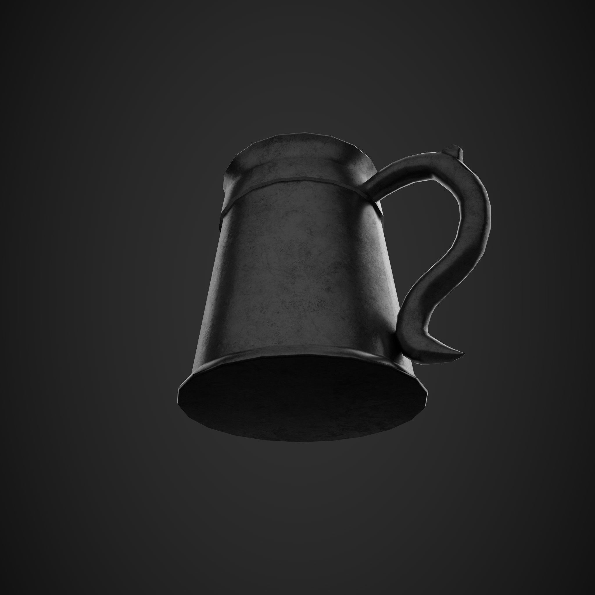 Medieval Tavern Cup Free low-poly 3D model_13
