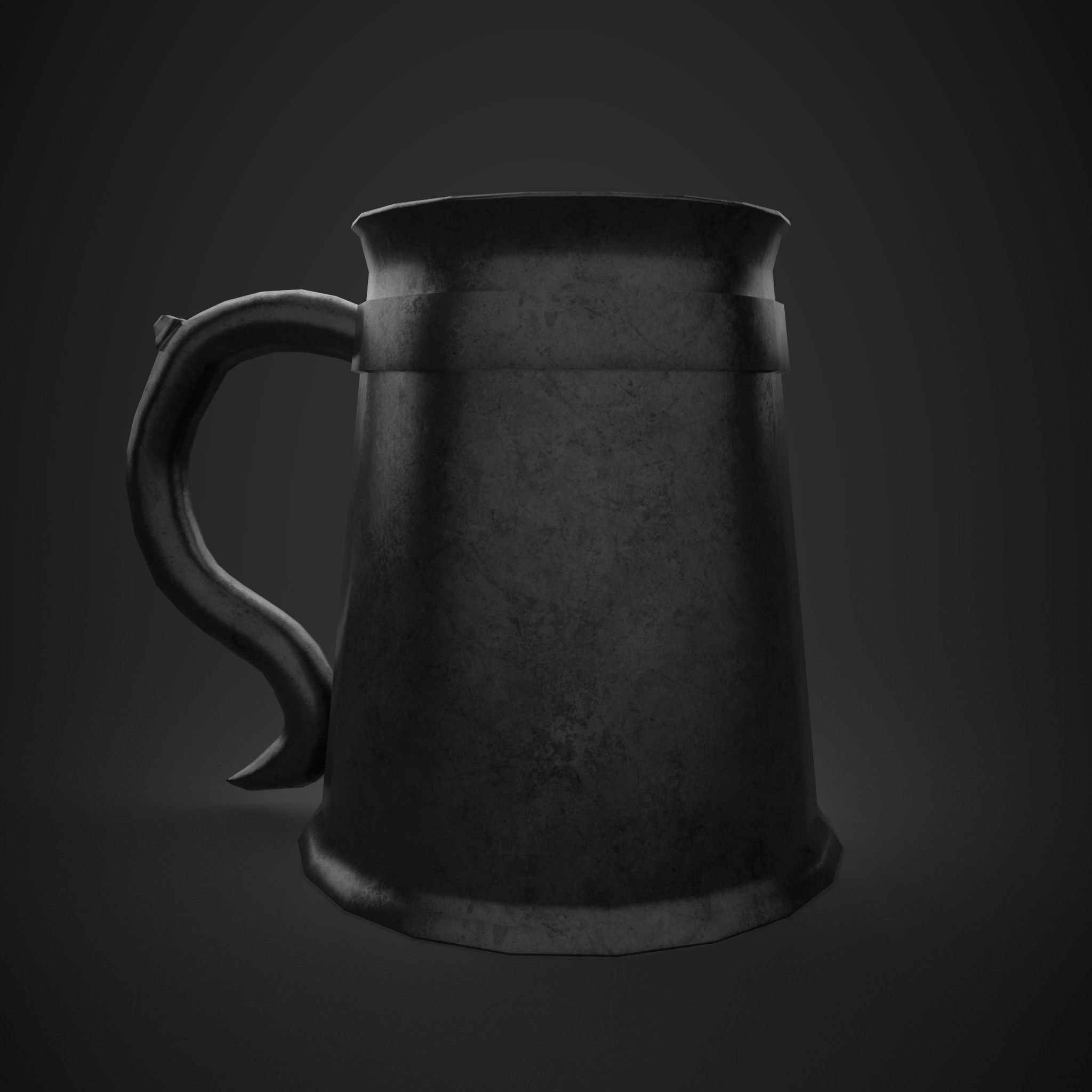 Medieval Tavern Cup Free low-poly 3D model_19