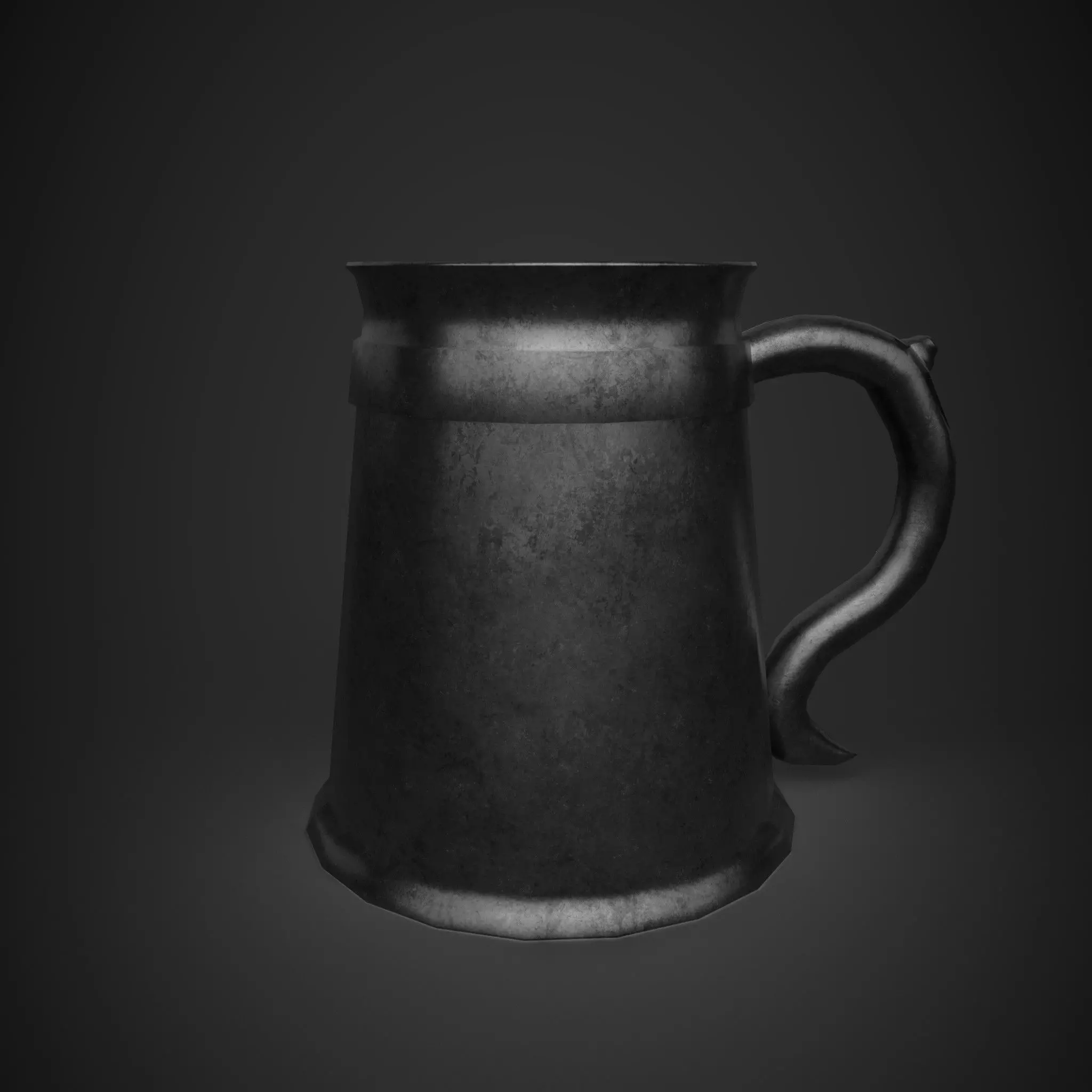 Medieval Tavern Cup Free low-poly 3D model_0
