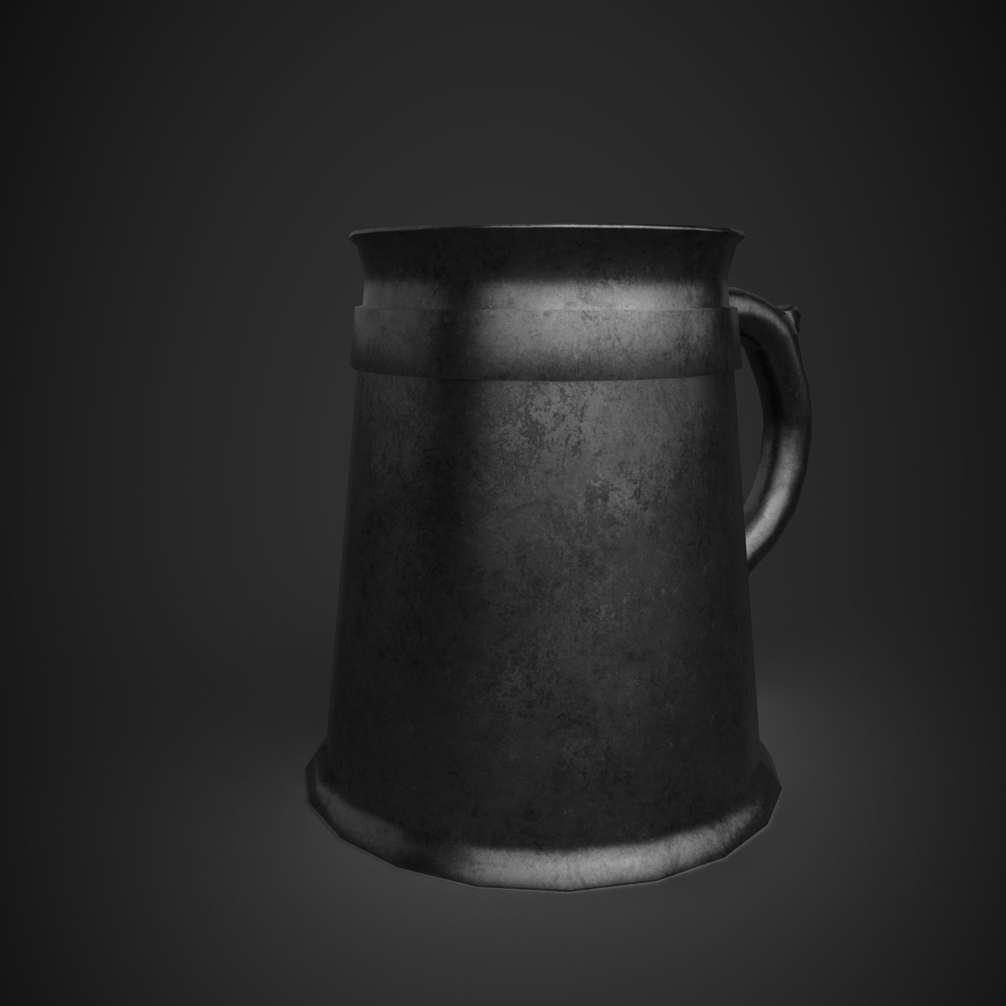Medieval Tavern Cup Free low-poly 3D model_12