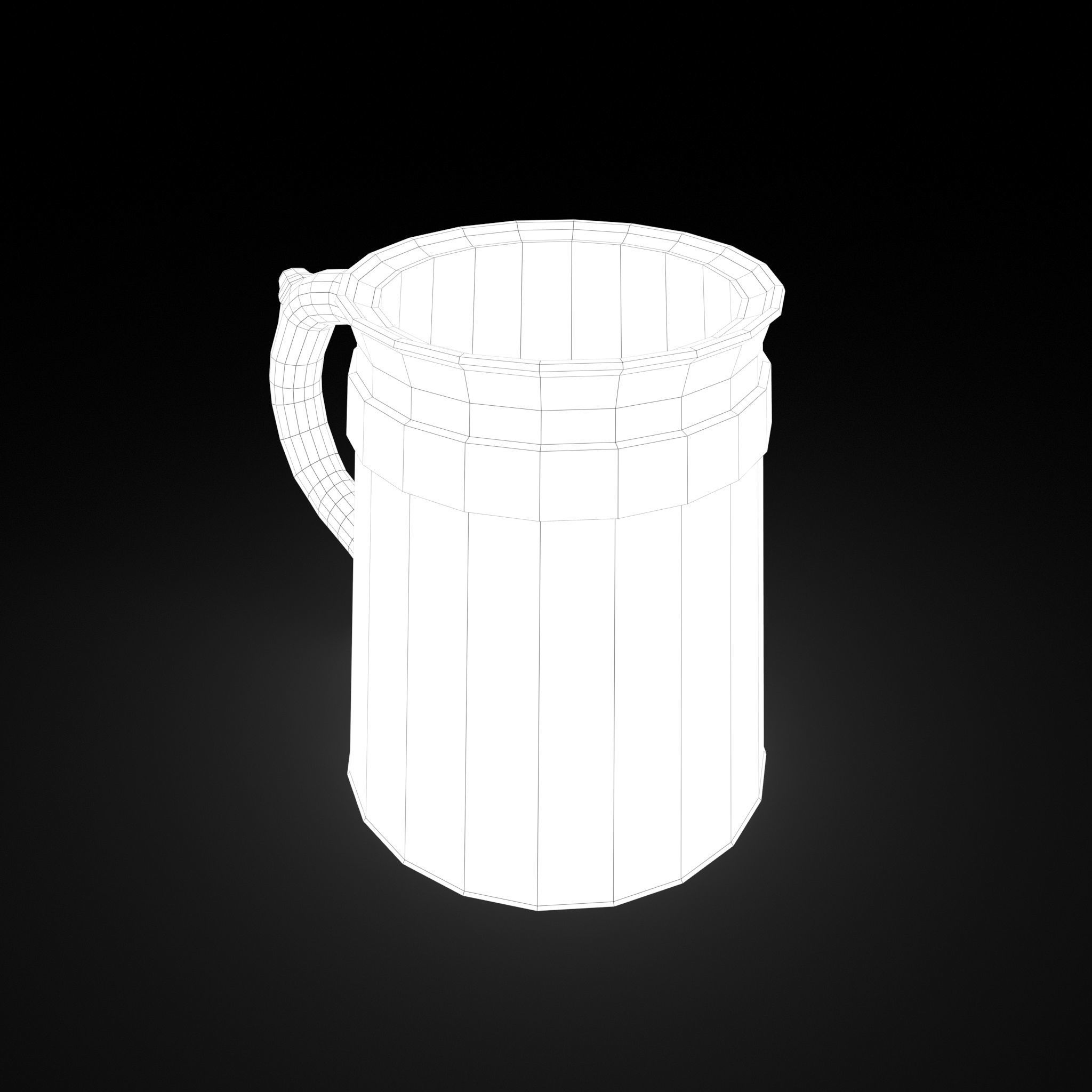 Medieval Tavern Cup Free low-poly 3D model_35