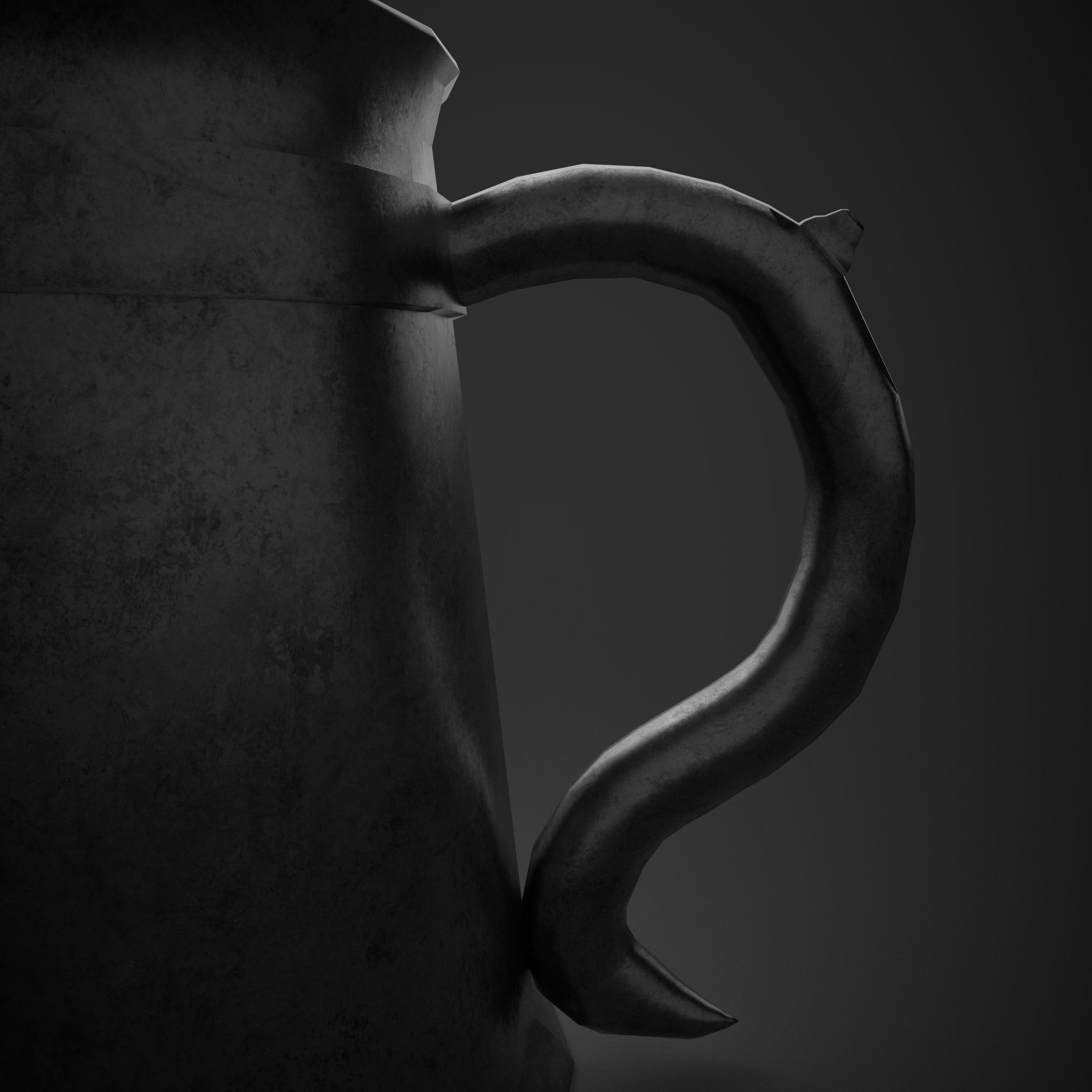 Medieval Tavern Cup Free low-poly 3D model_9