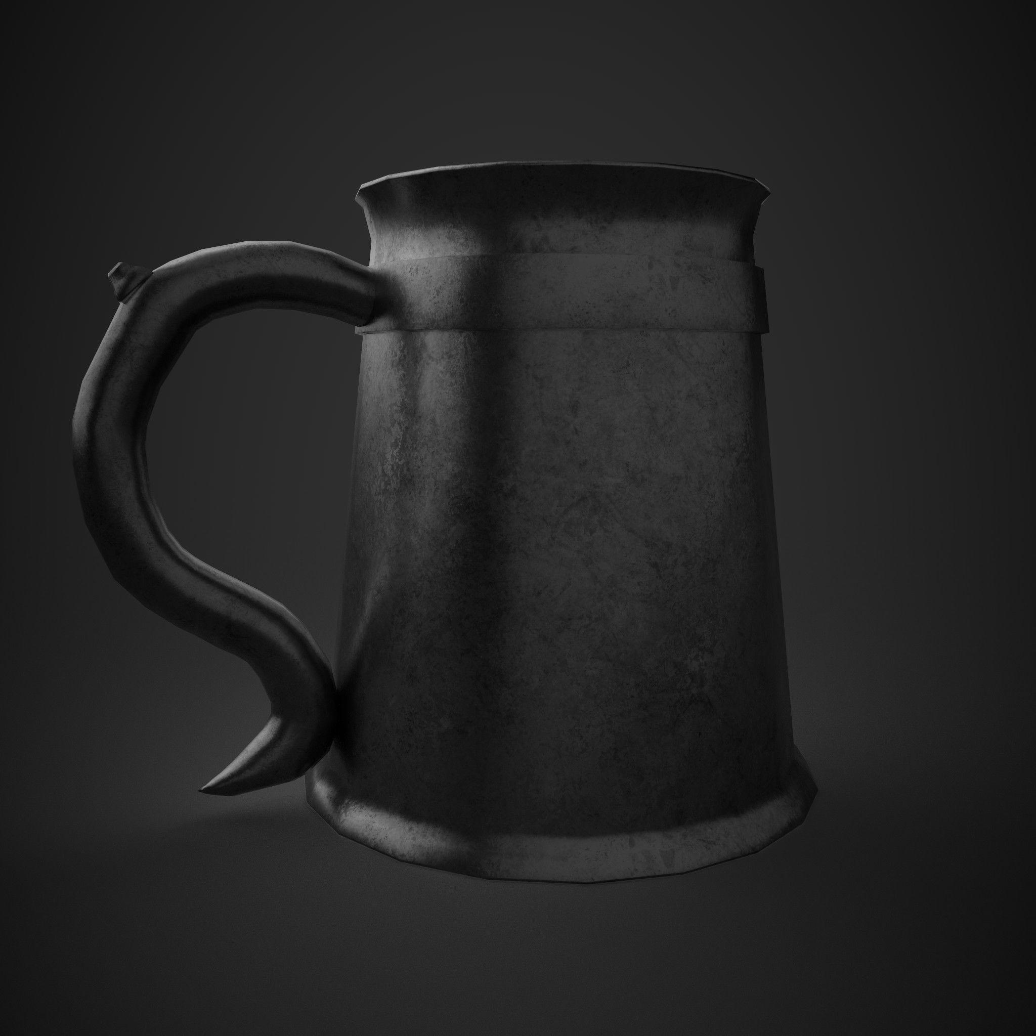 Medieval Tavern Cup Free low-poly 3D model_20