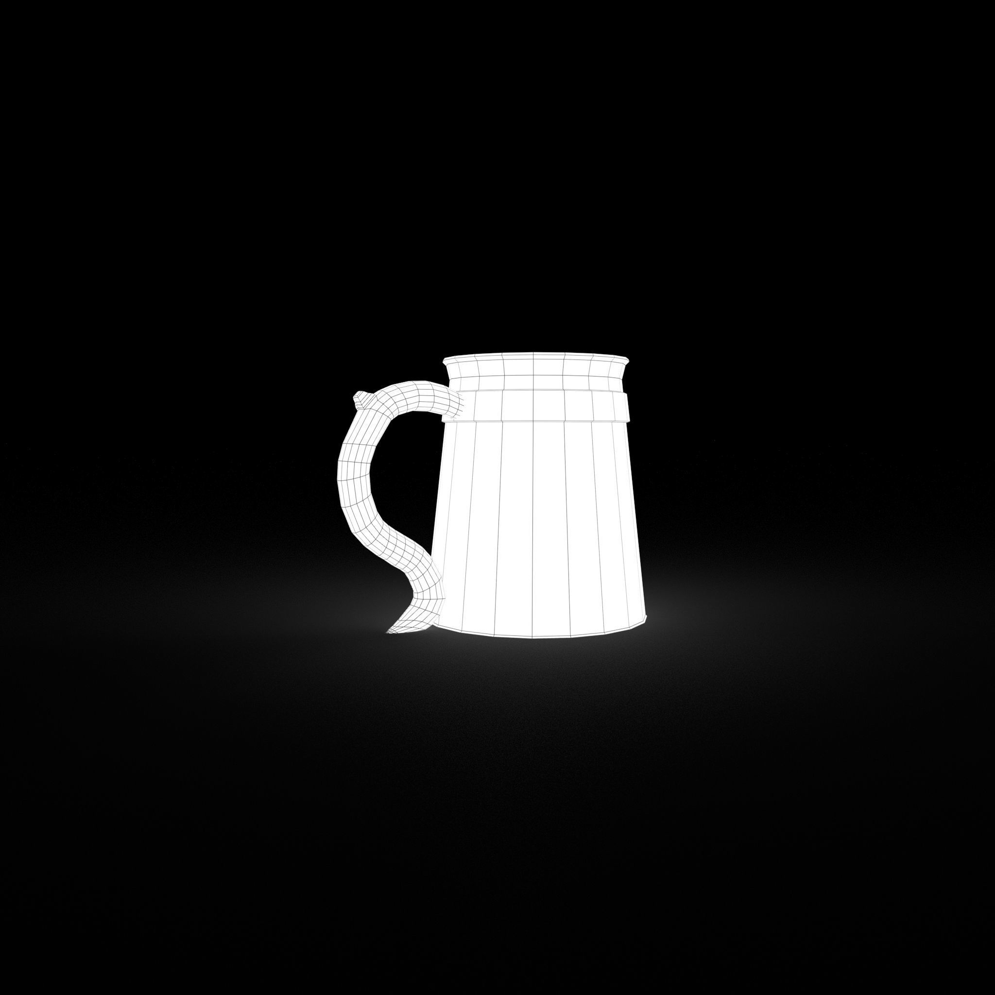 Medieval Tavern Cup Free low-poly 3D model_23