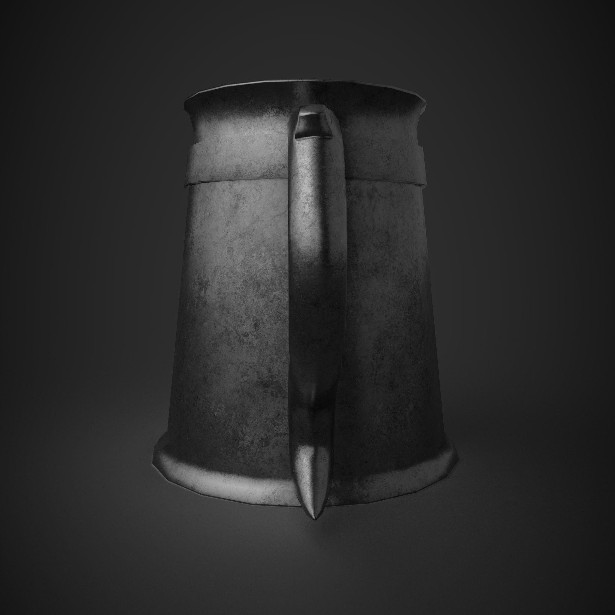 Medieval Tavern Cup Free low-poly 3D model_3