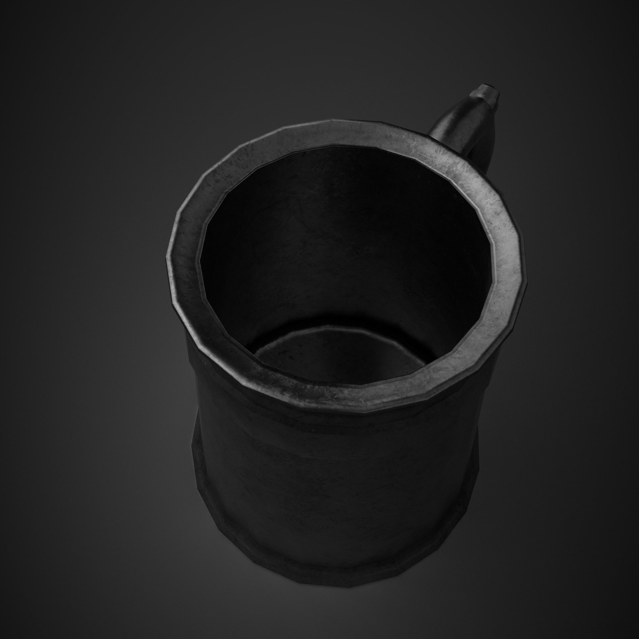 Medieval Tavern Cup Free low-poly 3D model_8