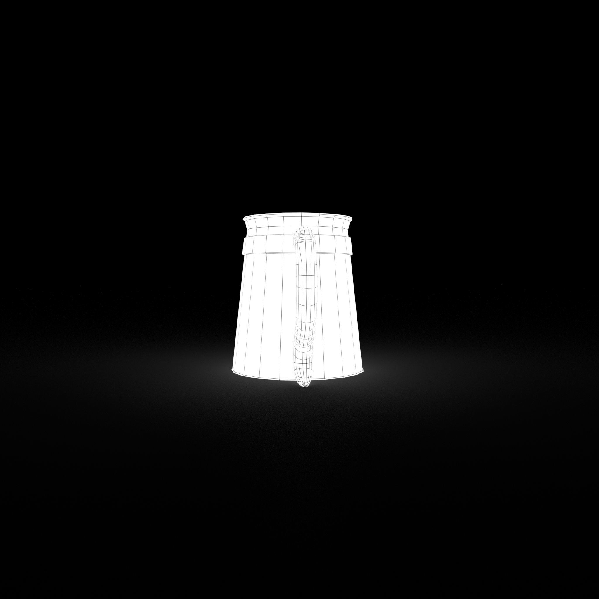 Medieval Tavern Cup Free low-poly 3D model_27