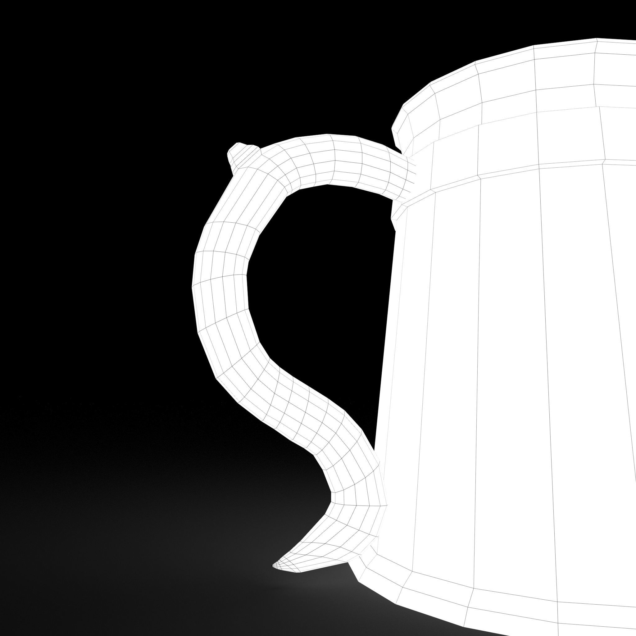 Medieval Tavern Cup Free low-poly 3D model_40