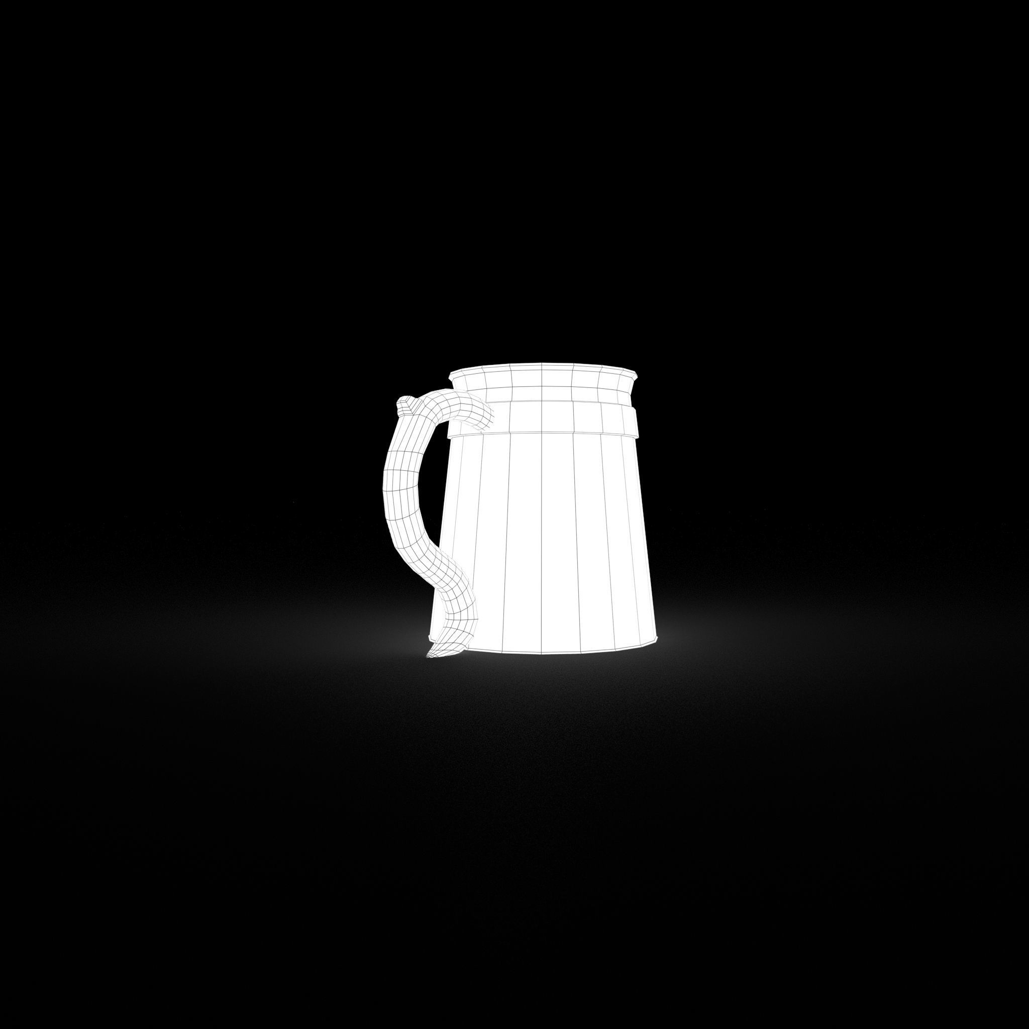 Medieval Tavern Cup Free low-poly 3D model_24