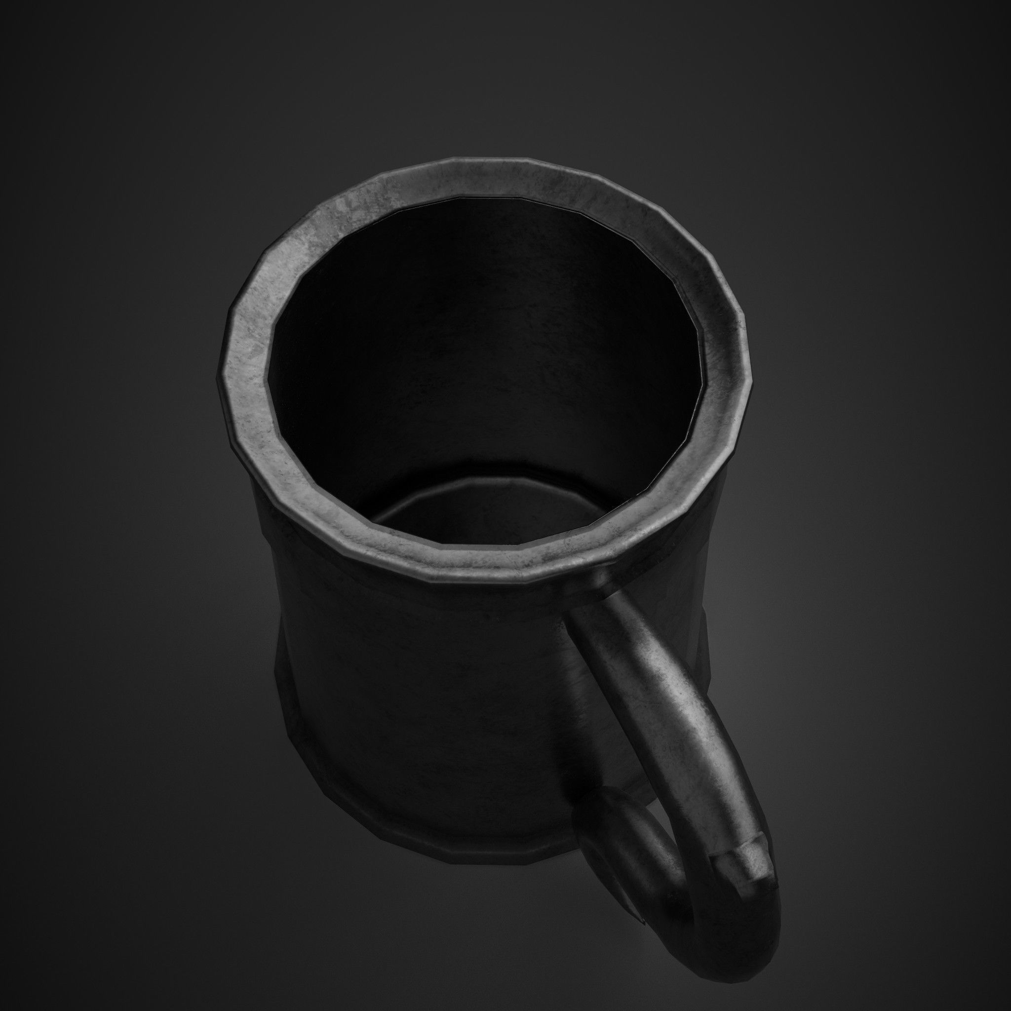 Medieval Tavern Cup Free low-poly 3D model_10