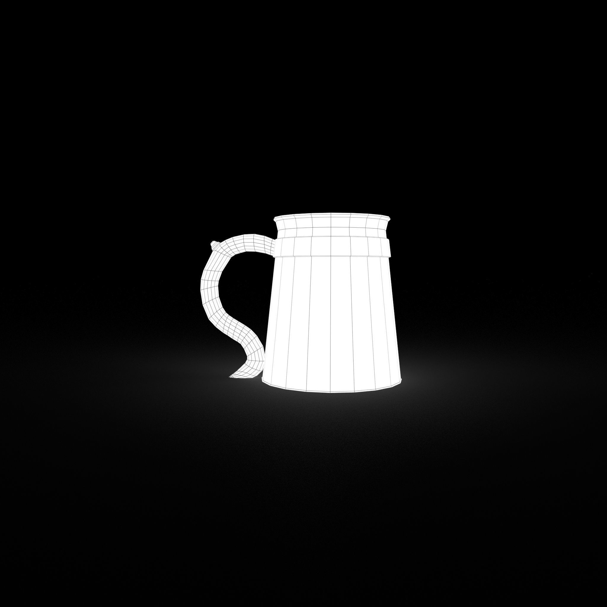 Medieval Tavern Cup Free low-poly 3D model_22