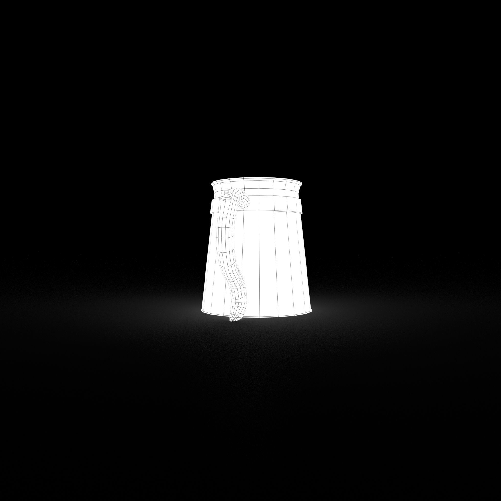 Medieval Tavern Cup Free low-poly 3D model_25