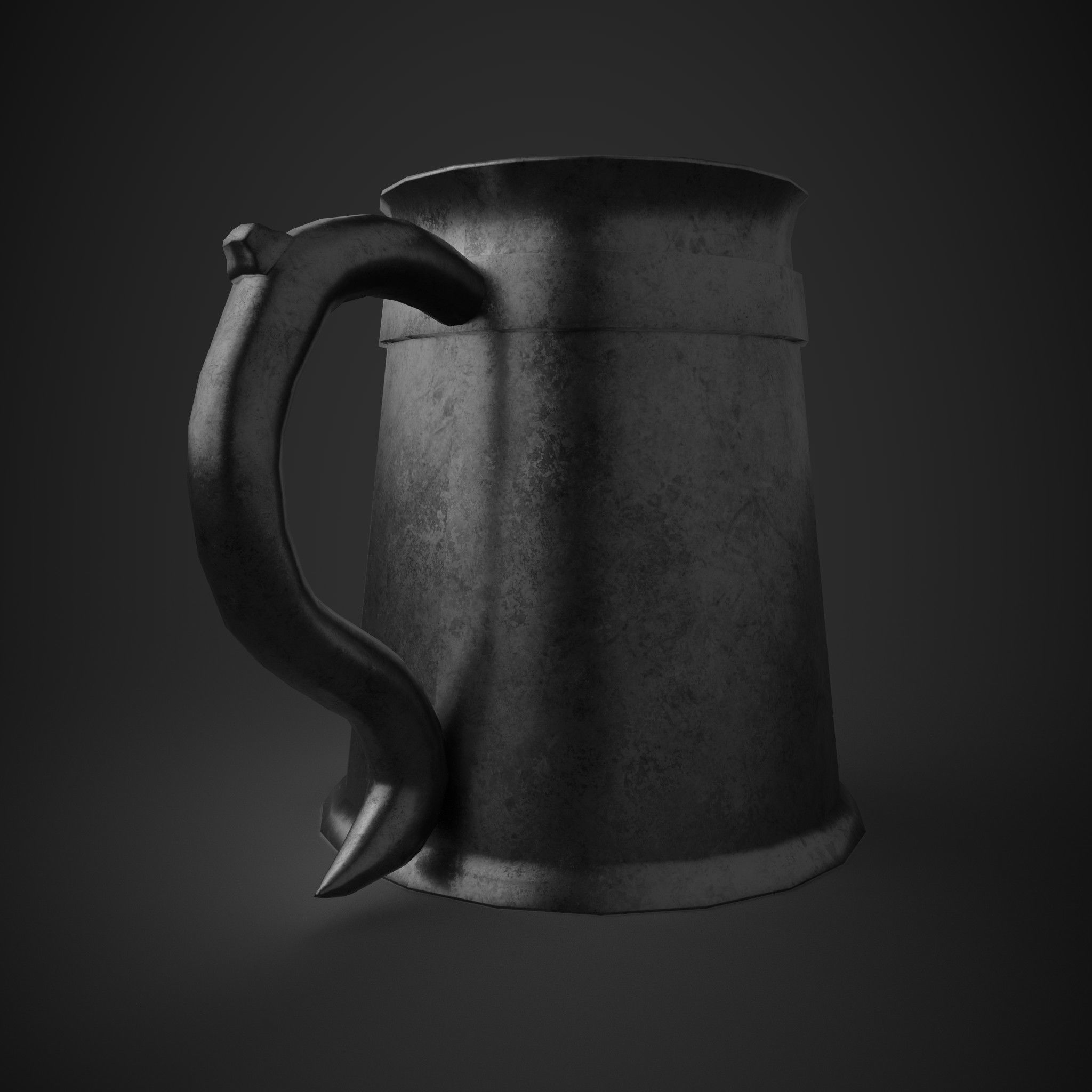 Medieval Tavern Cup Free low-poly 3D model_21
