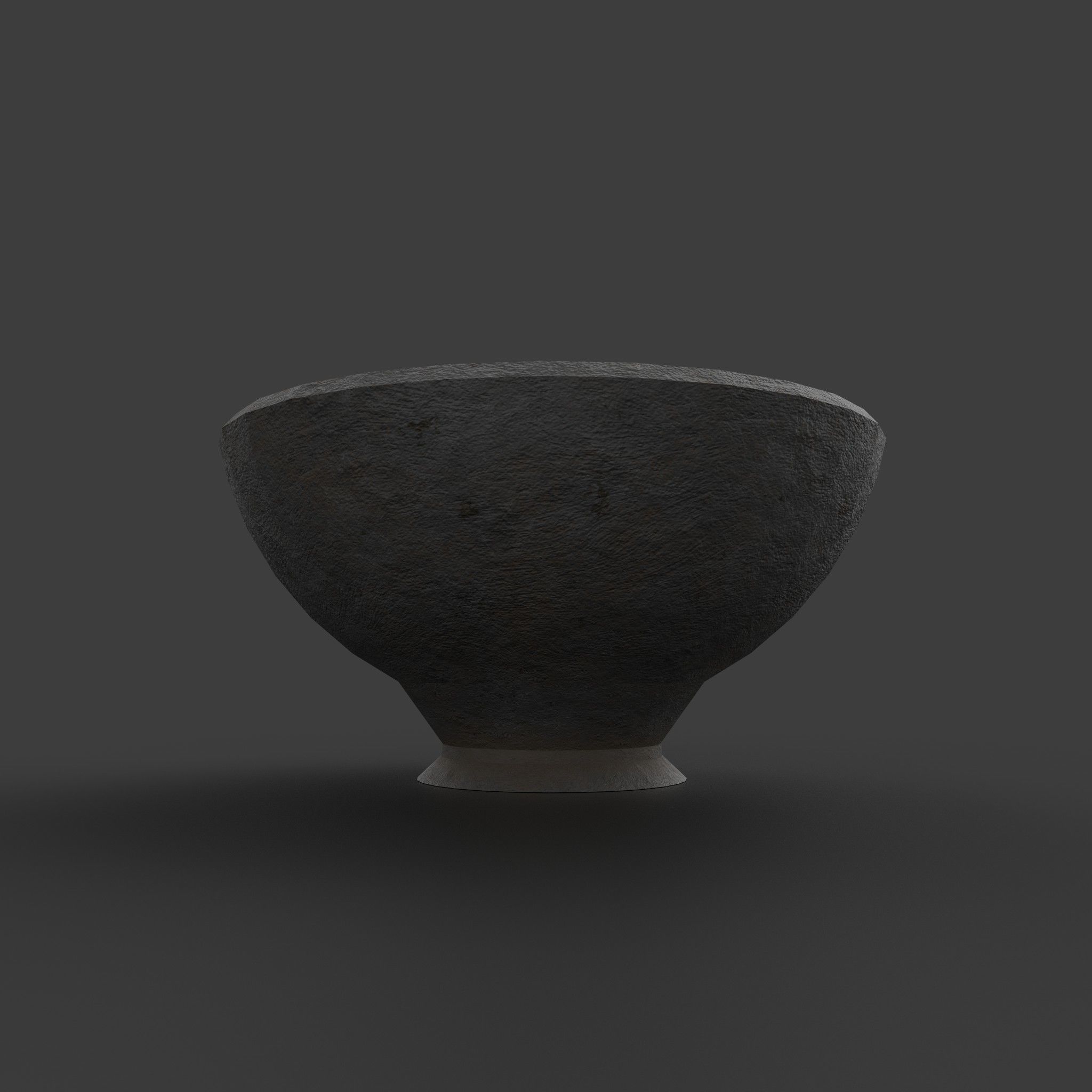 Medieval Tavern Bowl Low-poly 3D model_5