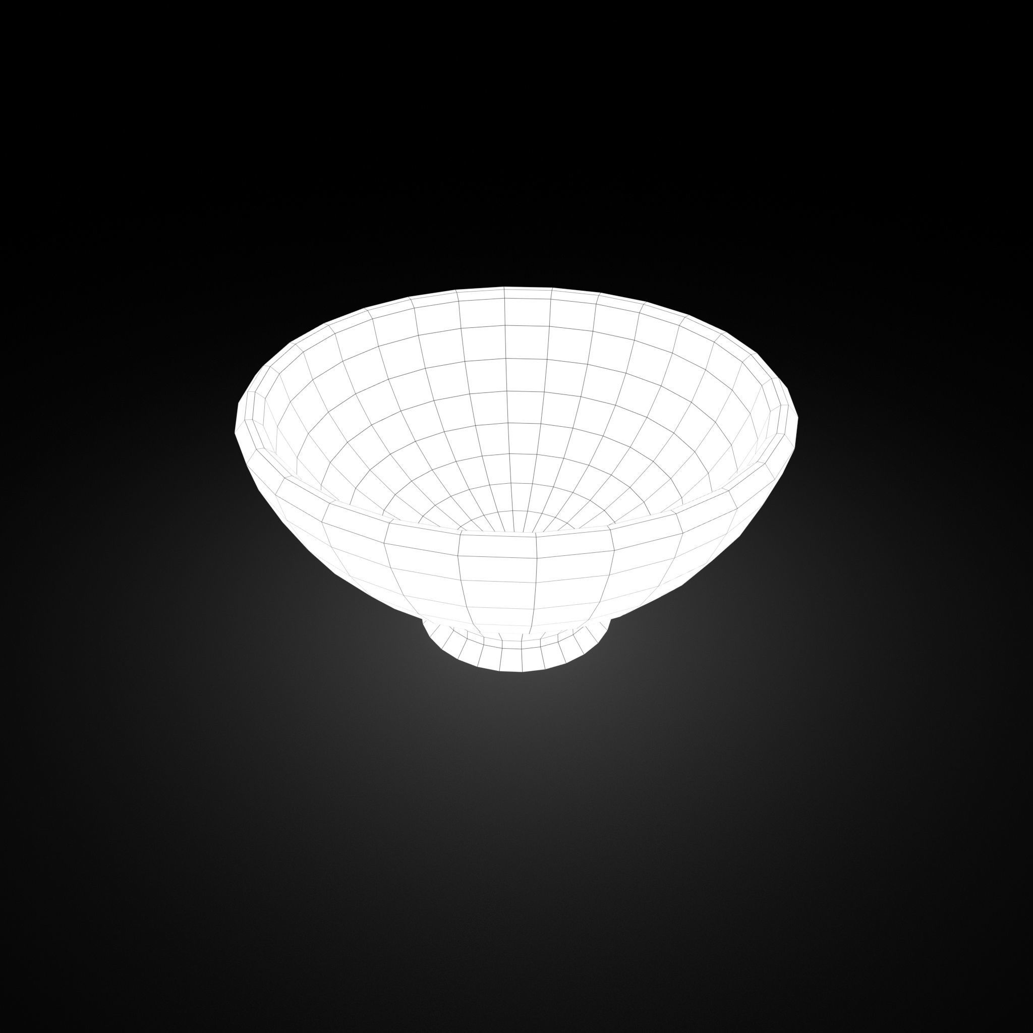 Medieval Tavern Bowl Low-poly 3D model_16