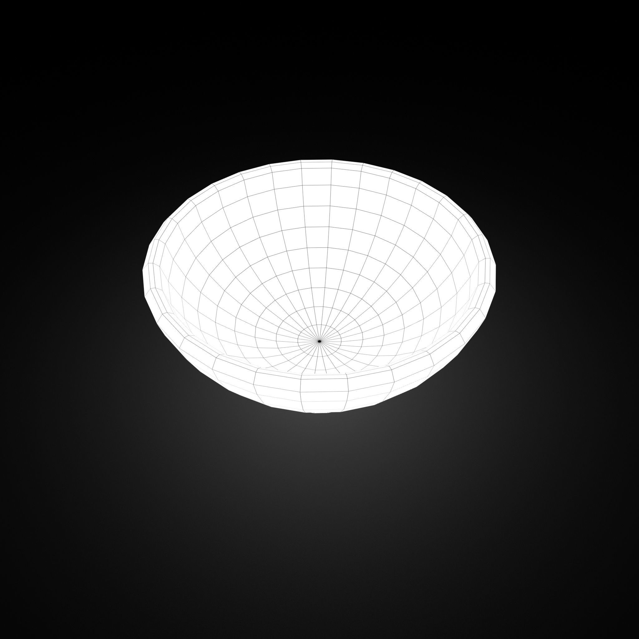 Medieval Tavern Bowl Low-poly 3D model_17