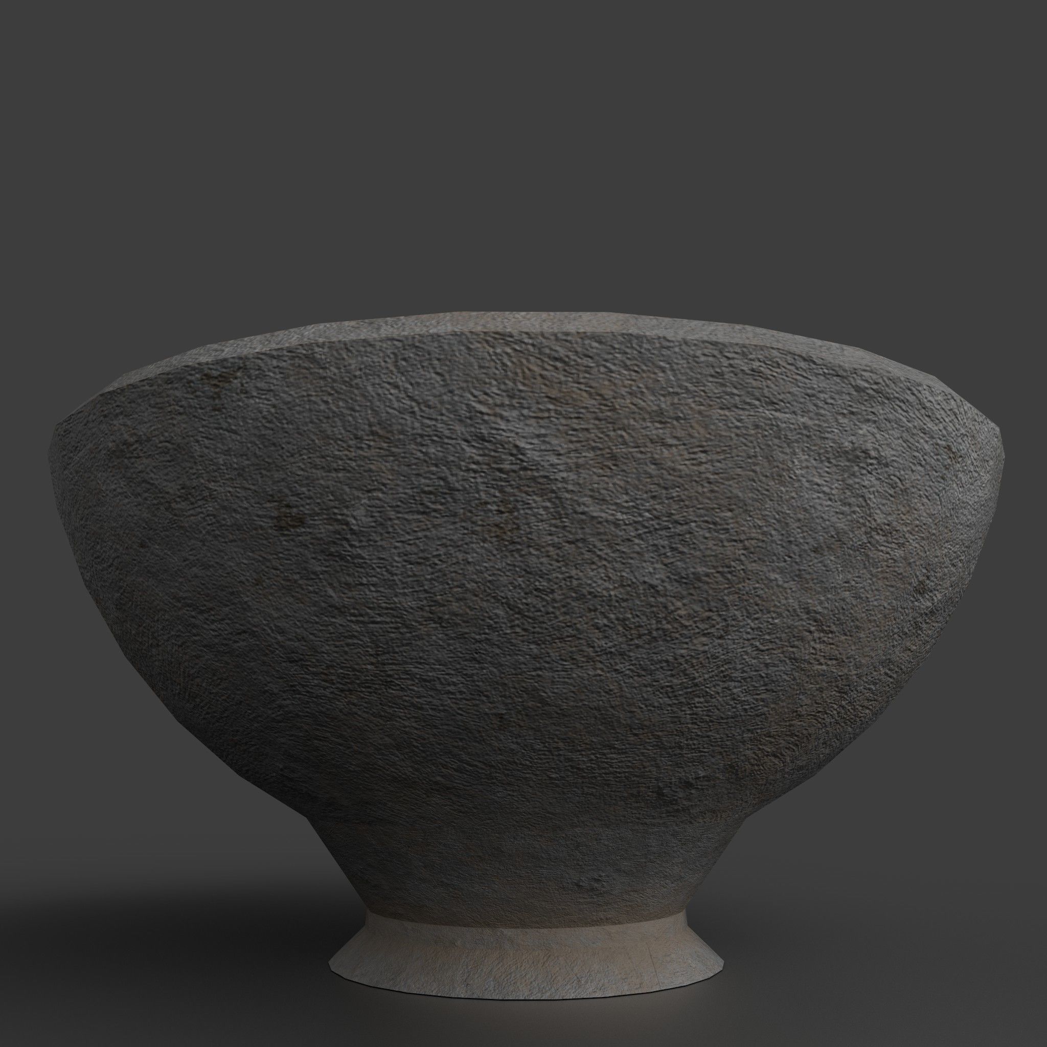 Medieval Tavern Bowl Low-poly 3D model_11