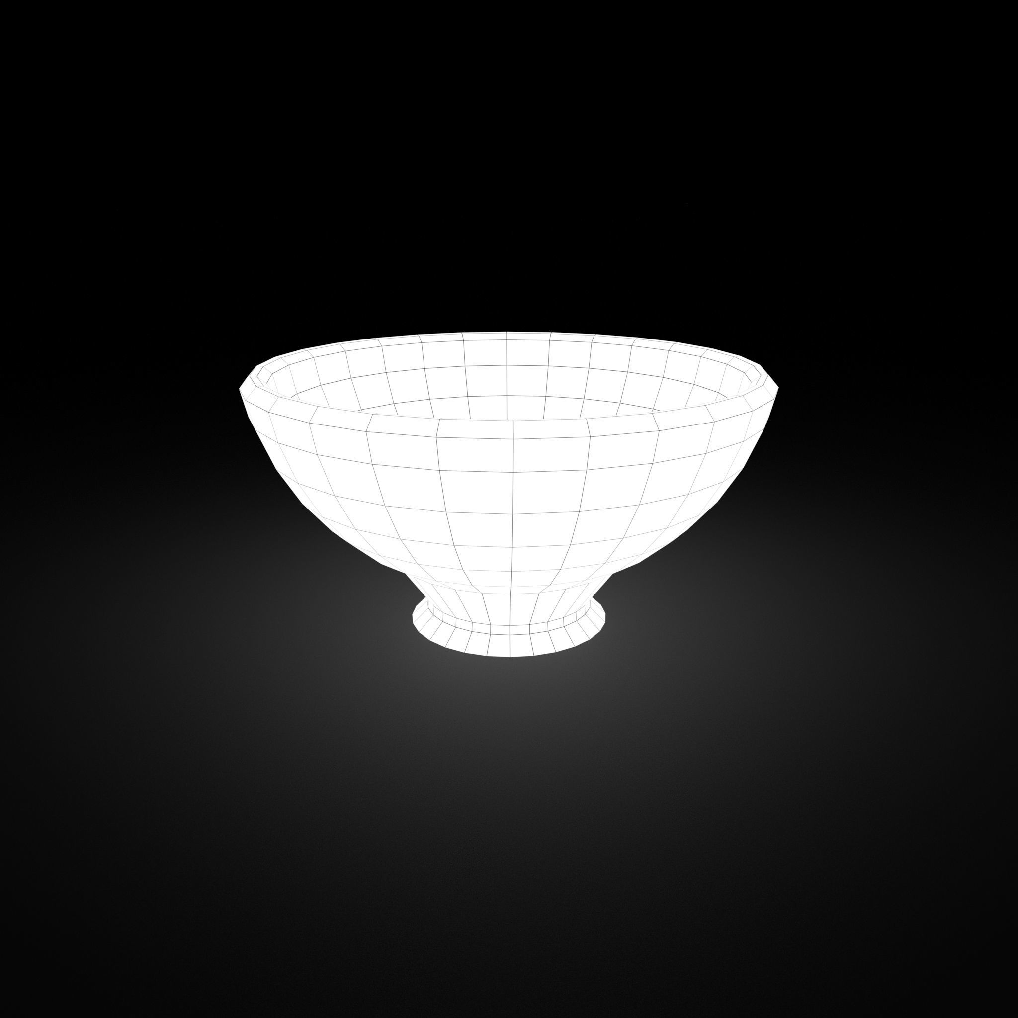 Medieval Tavern Bowl Low-poly 3D model_15